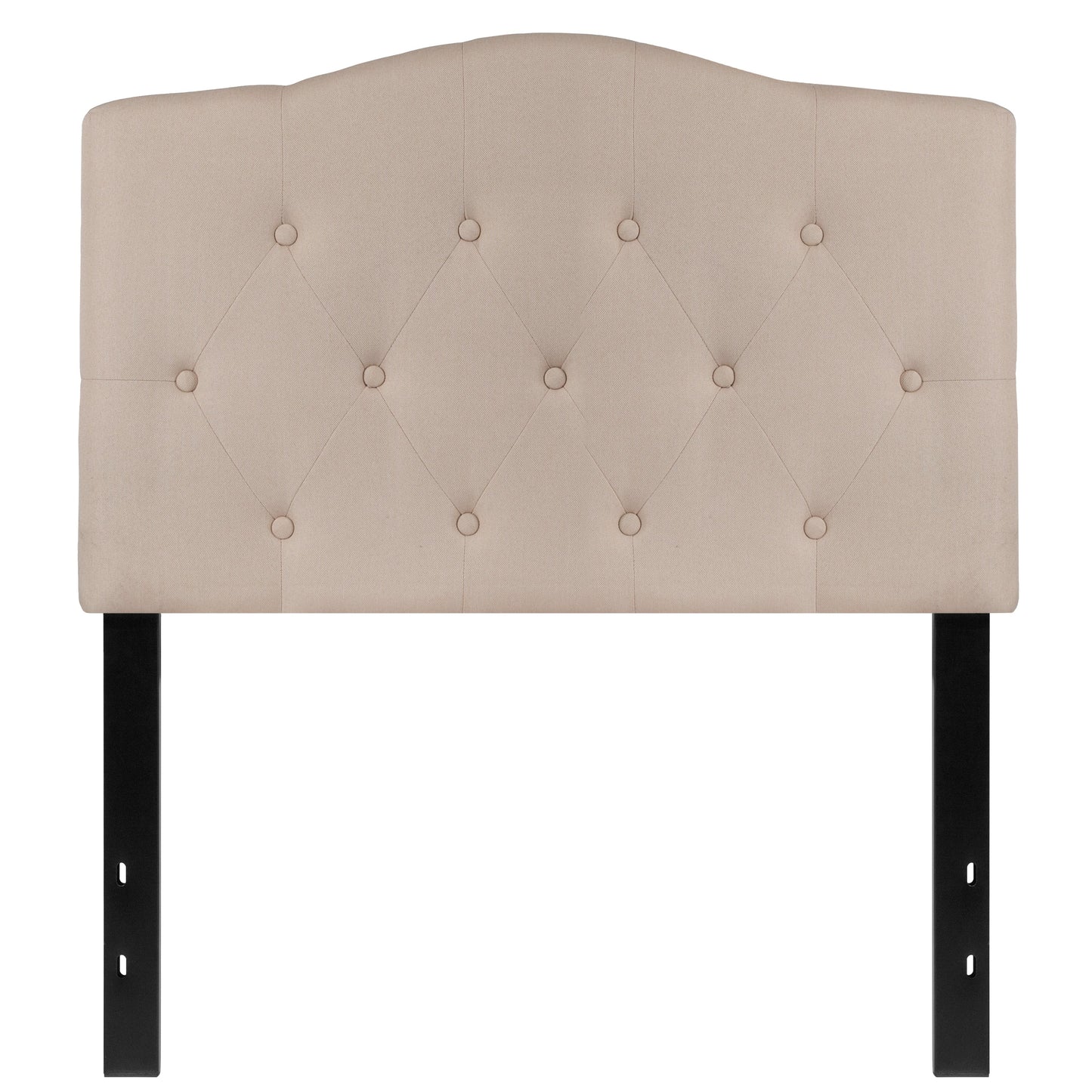 Twin Headboard-Beige Fabric HG-HB1708-T-B-GG