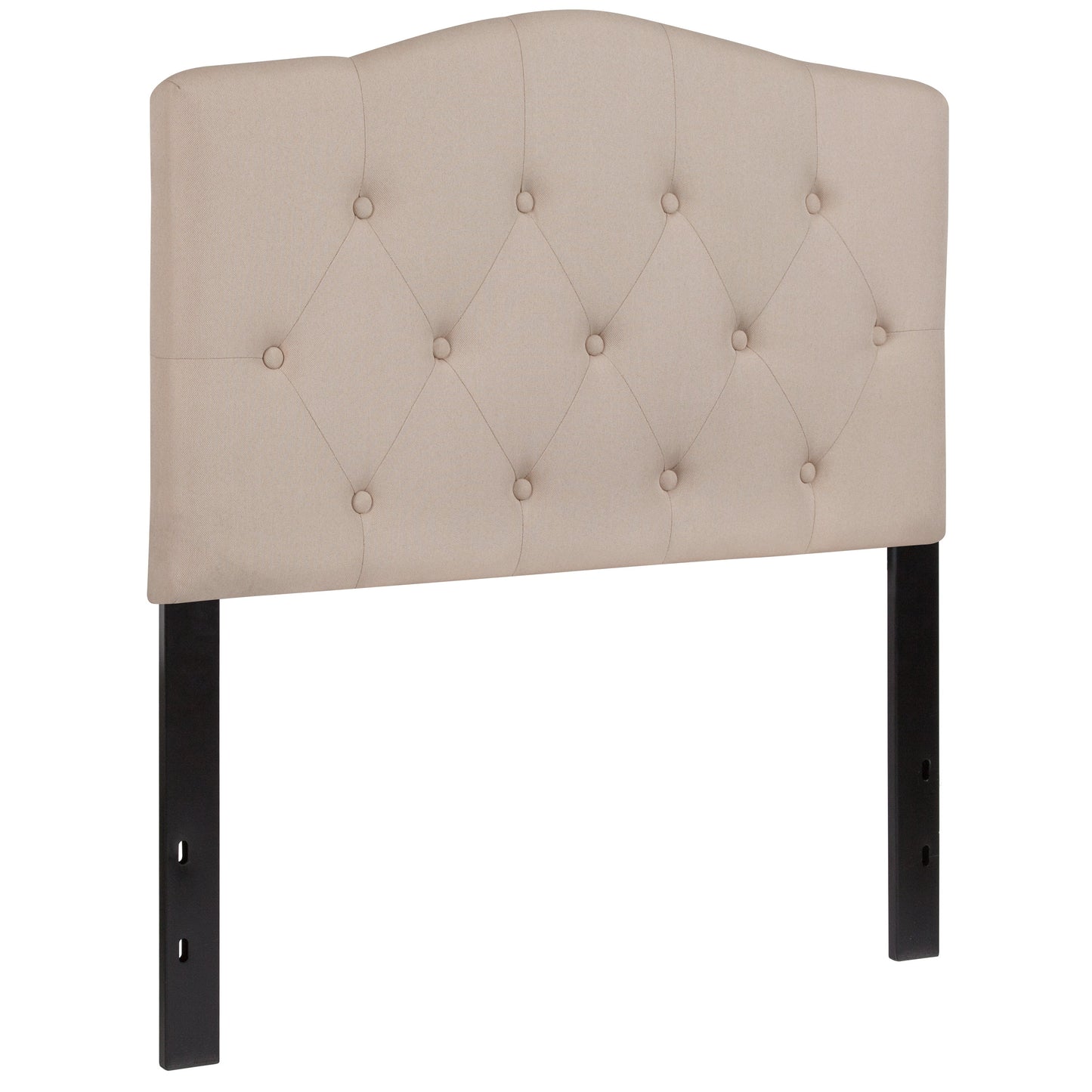 Twin Headboard-Beige Fabric HG-HB1708-T-B-GG