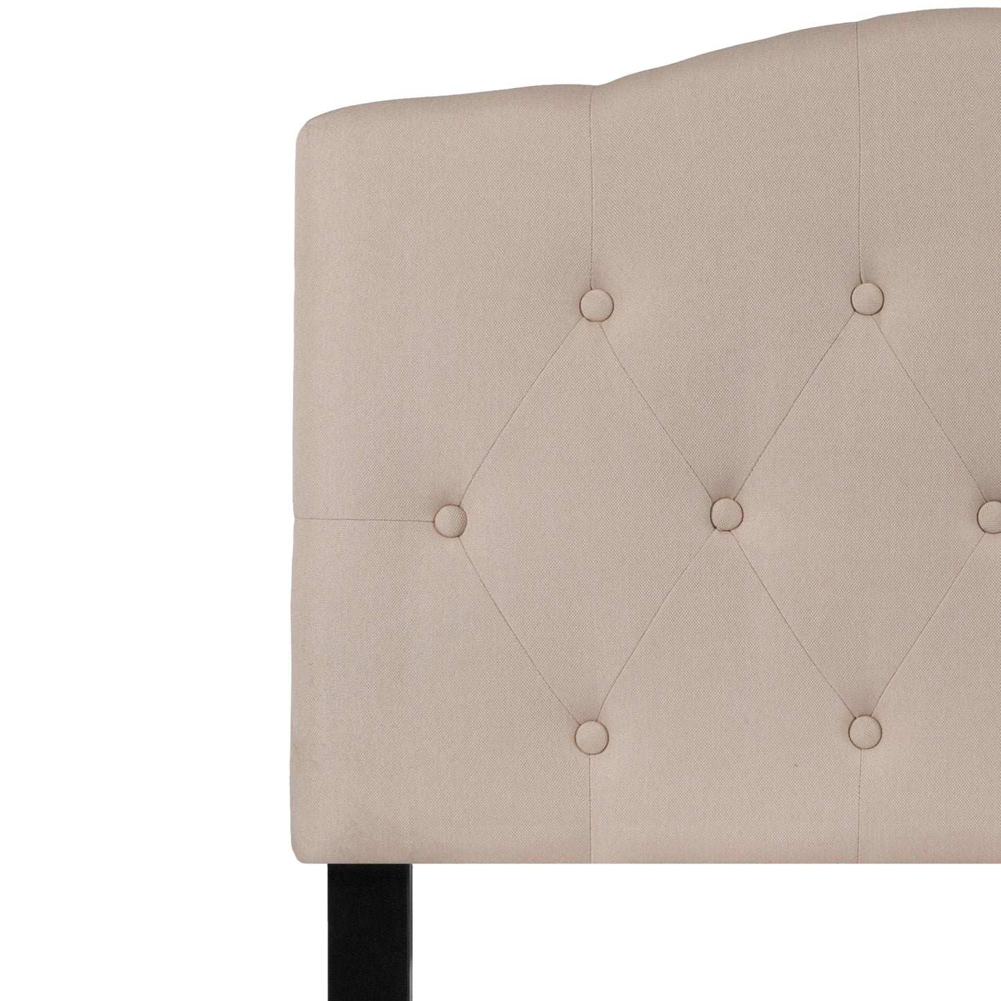 Twin Headboard-Beige Fabric HG-HB1708-T-B-GG