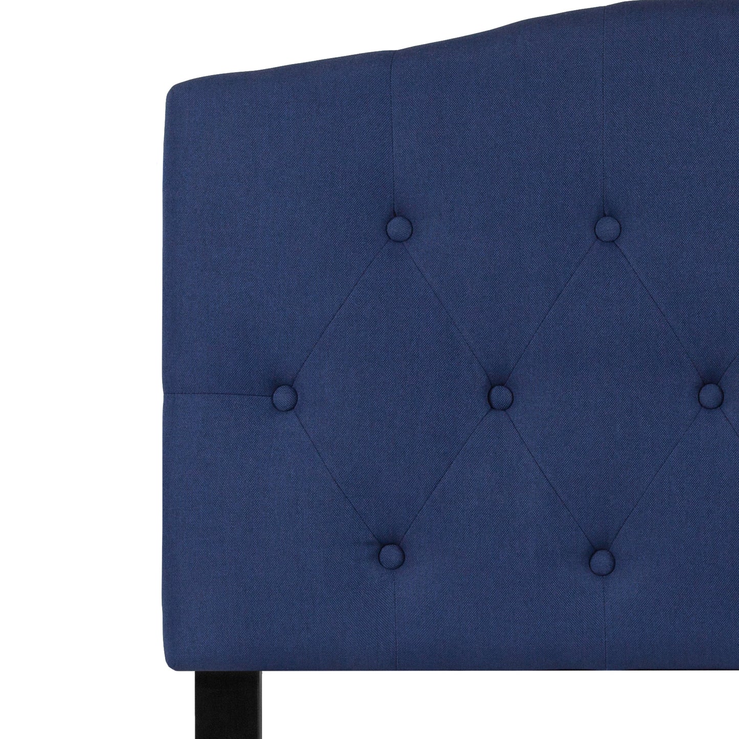 Twin Headboard-Navy Fabric HG-HB1708-T-N-GG