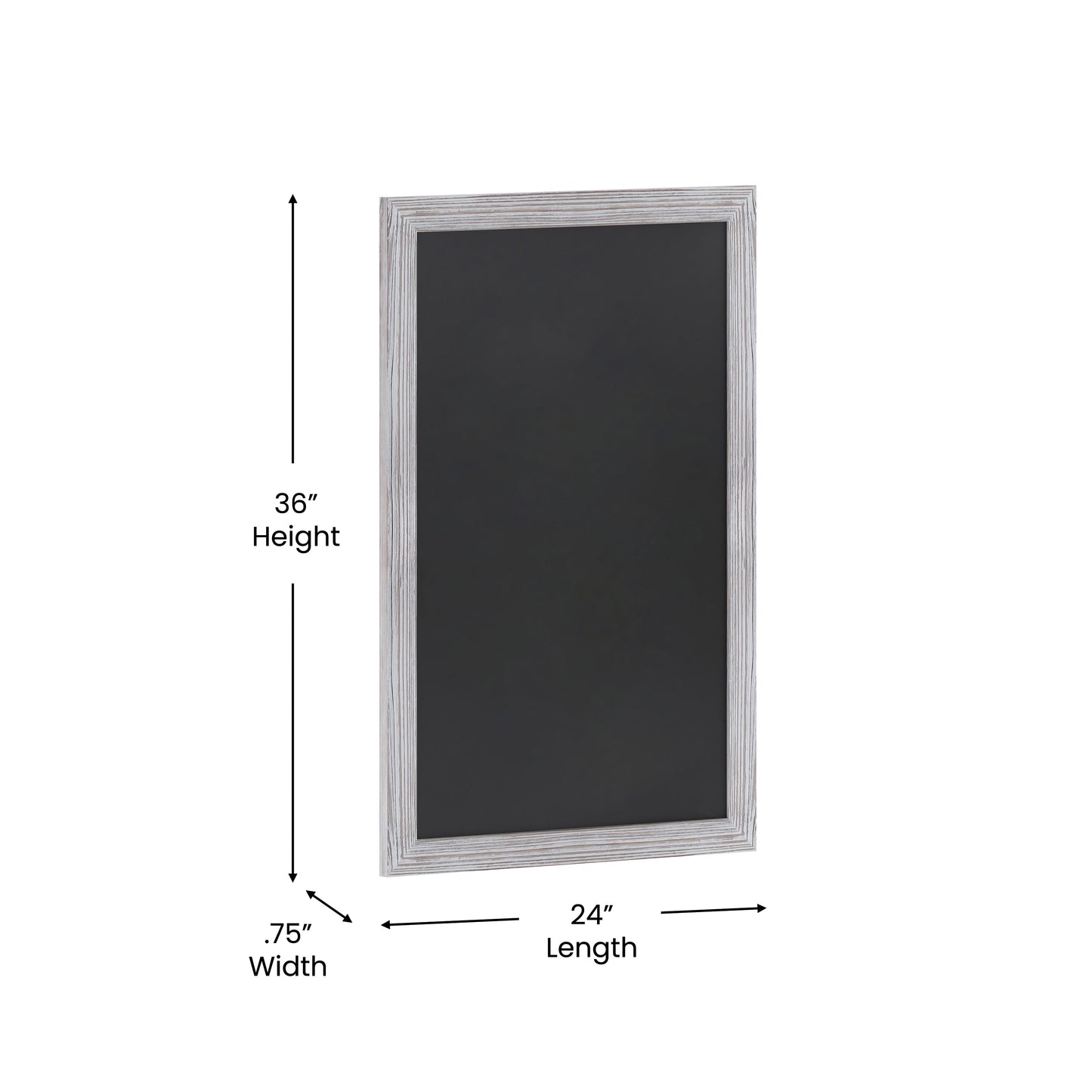 Whitewashed Hanging Chalkboard HGWA-2GD-CRE8-691315-GG