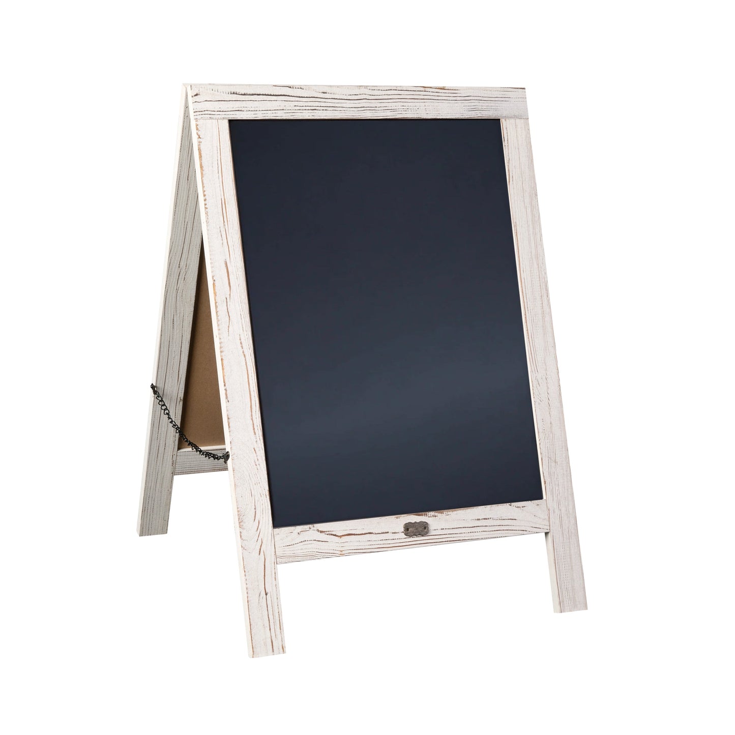 Whitewashed A-Frame Chalkboard HGWA-CB-3020-WHWSH-GG