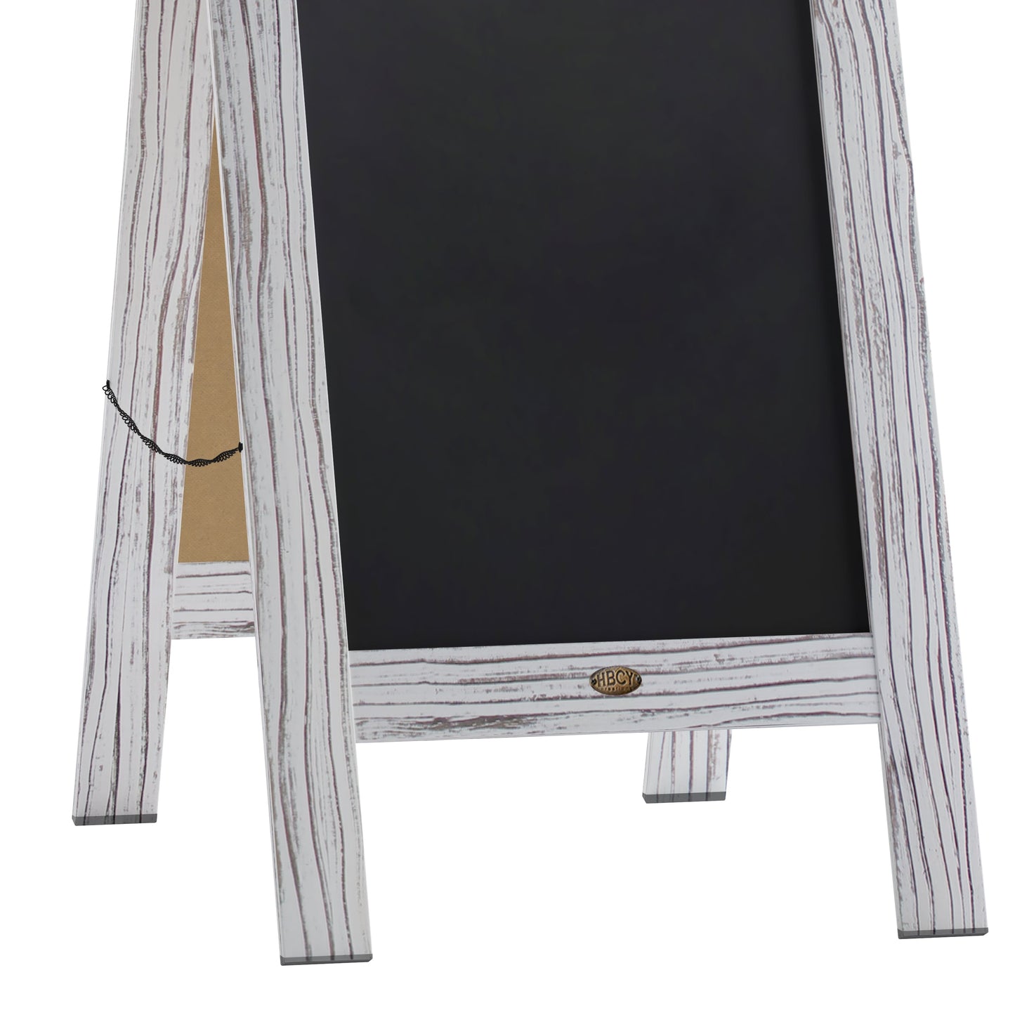 Whitewashed A-Frame Chalkboard HGWA-GDIS-CRE8-342315-GG