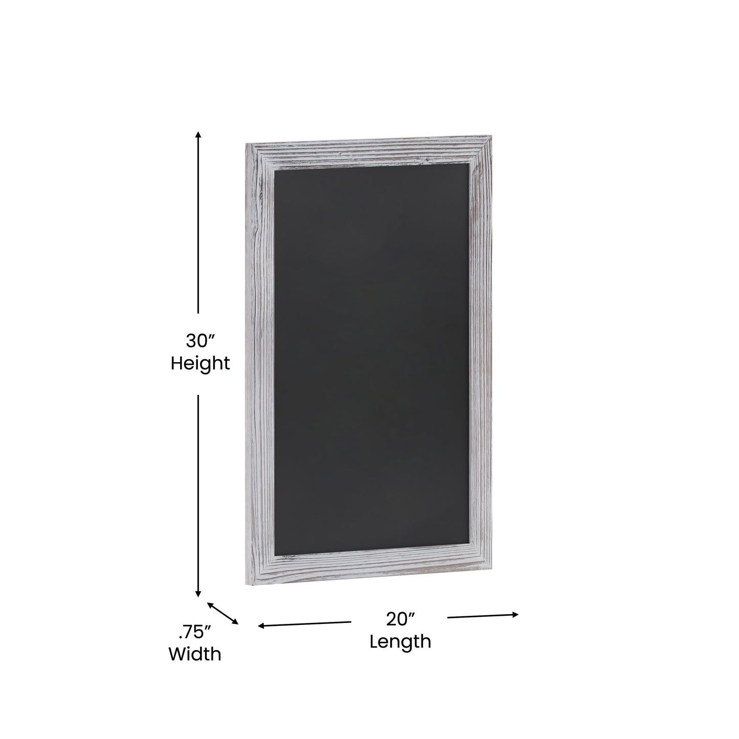 Whitewashed Hanging Chalkboard HGWA-GDIS-CRE8-362315-GG