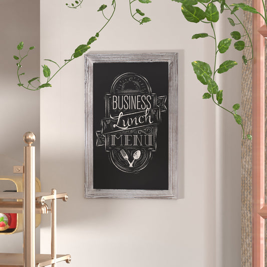 Whitewashed Hanging Chalkboard HGWA-GDIS-CRE8-362315-GG