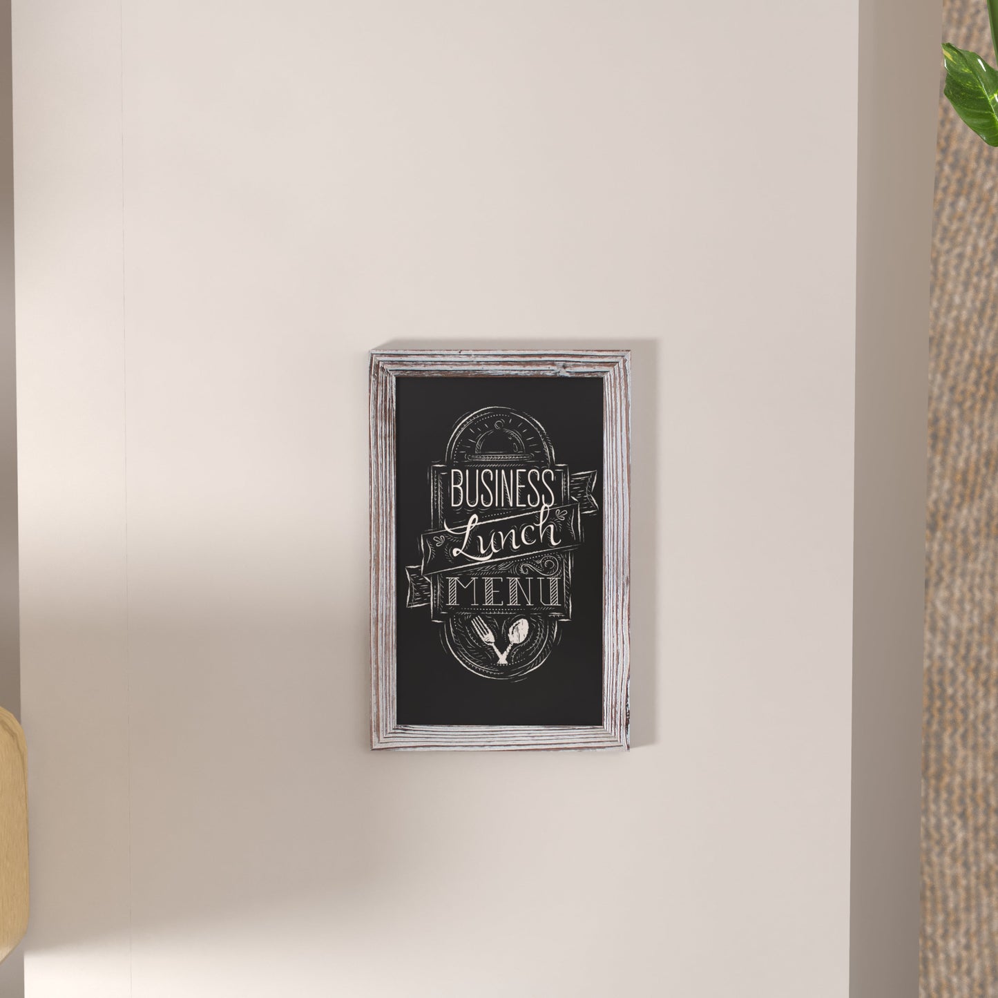 Whitewashed Hanging Chalkboard HGWA-GDIS-CRE8-662315-GG