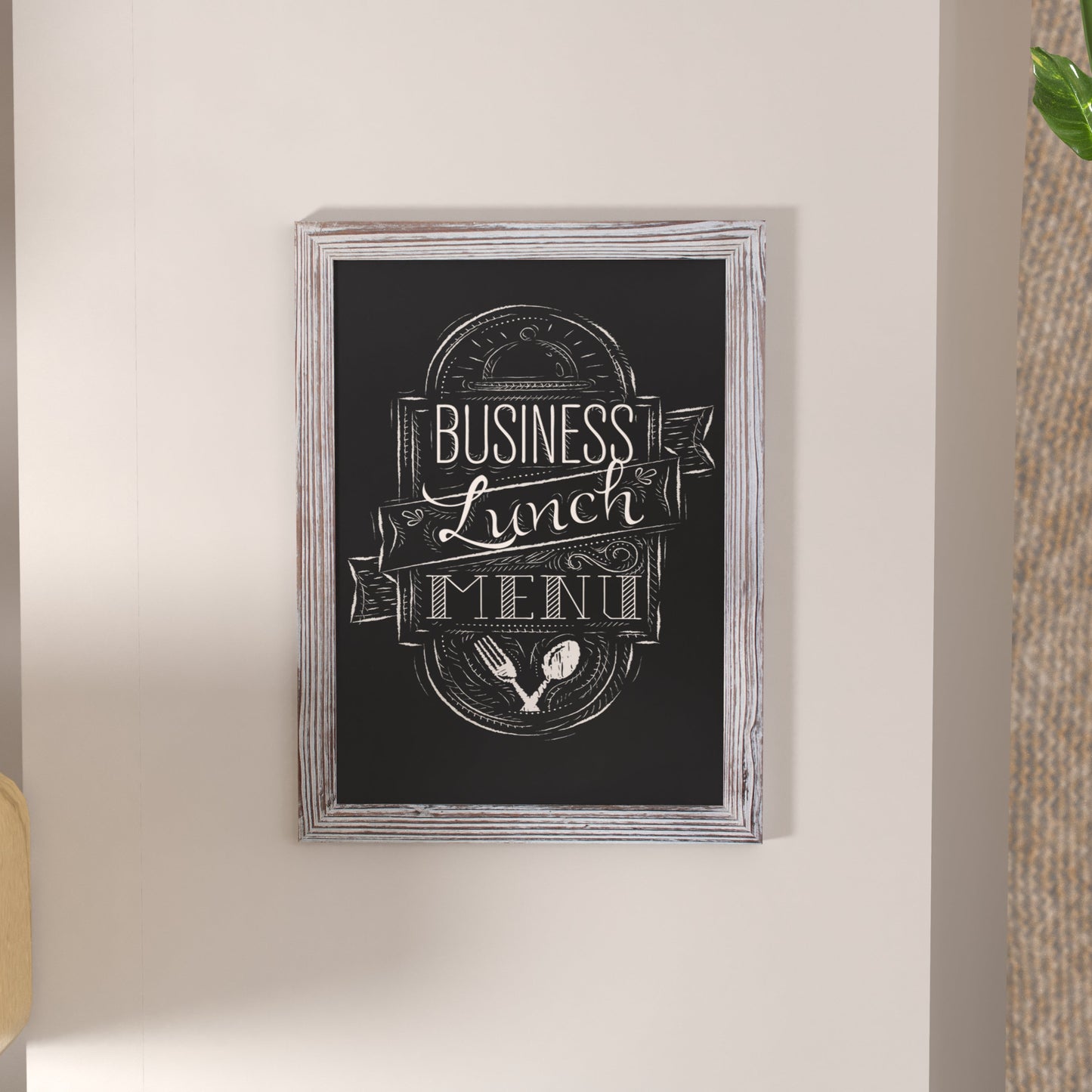 Whitewashed Hanging Chalkboard HGWA-GDIS-CRE8-752315-GG