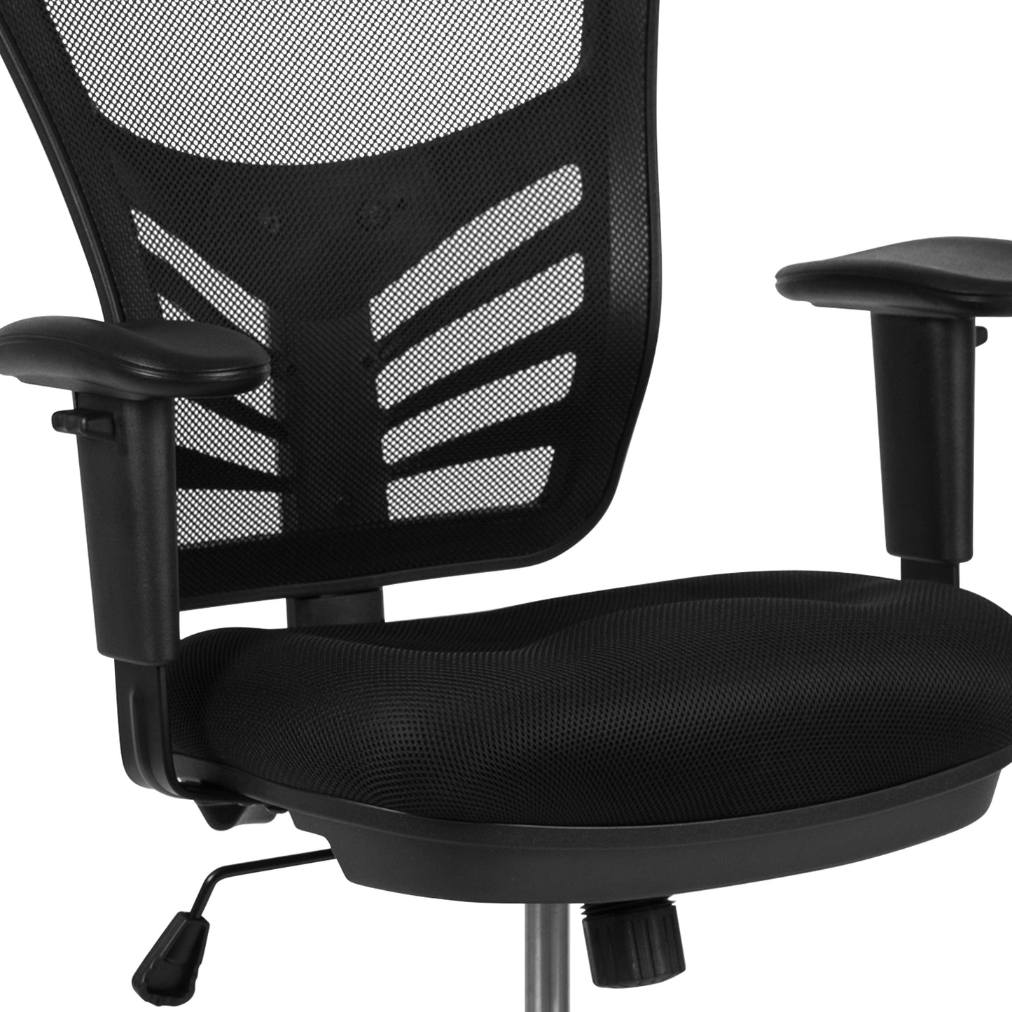 Black Draft Chair-Black Frame HL-0001-1CBLACK-GG