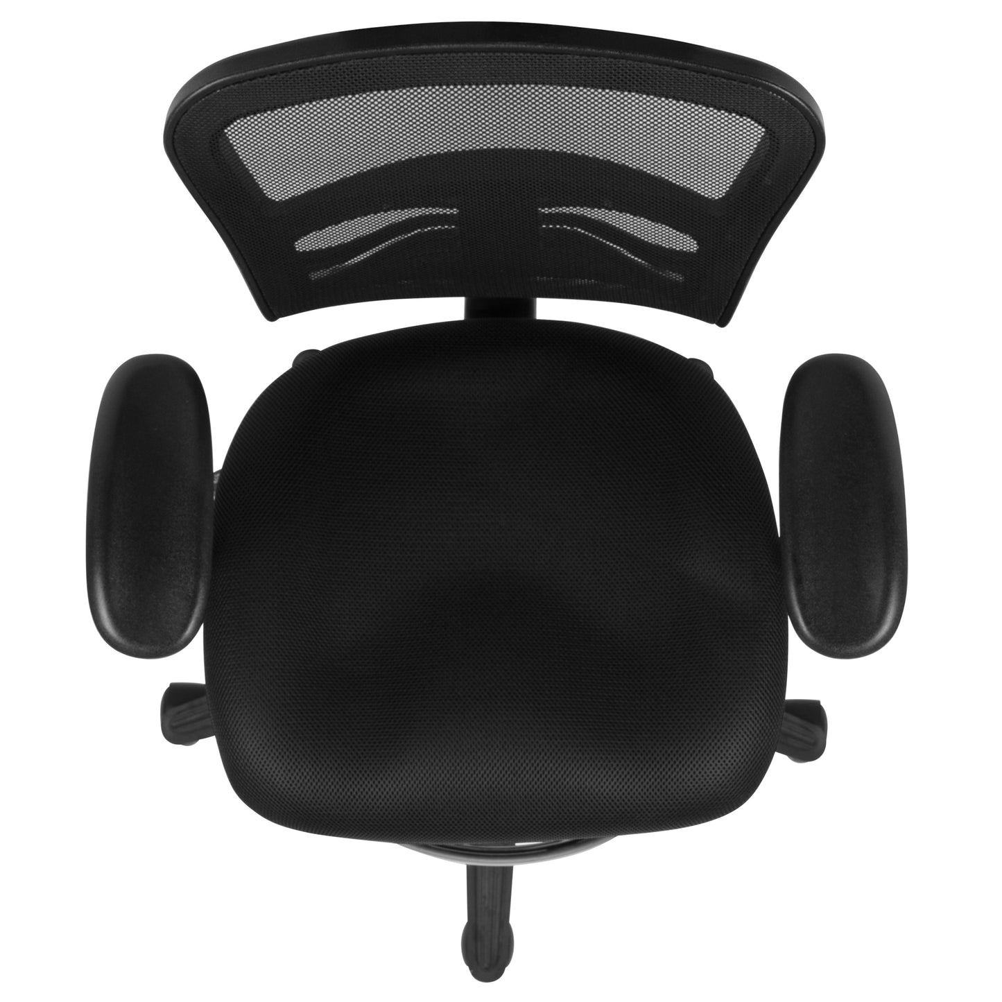 Black Draft Chair-Black Frame HL-0001-1CBLACK-GG