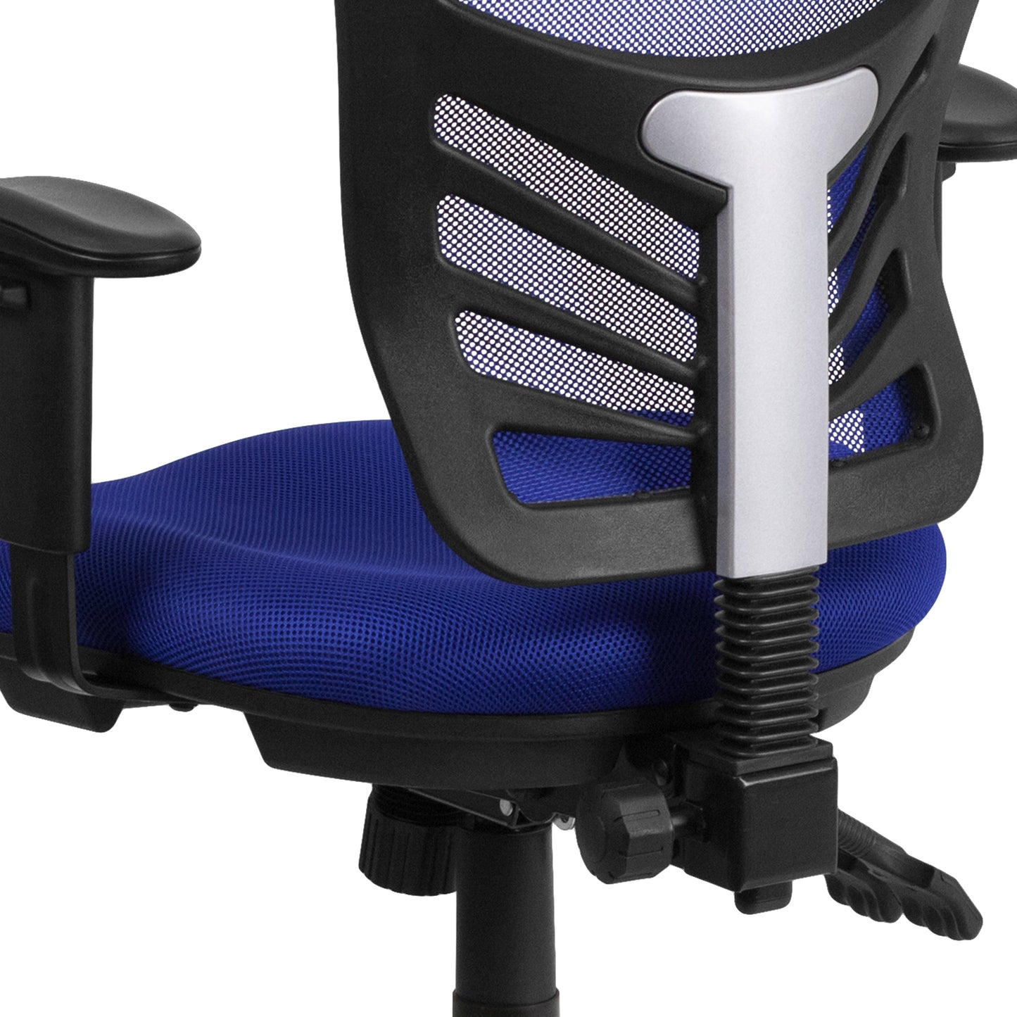 Blue Mid-Back Mesh Chair HL-0001-BL-GG