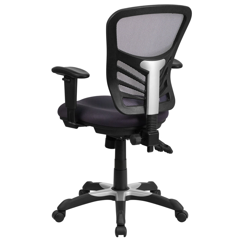 Dark Gray Mid-Back Mesh Chair HL-0001-DK-GY-GG