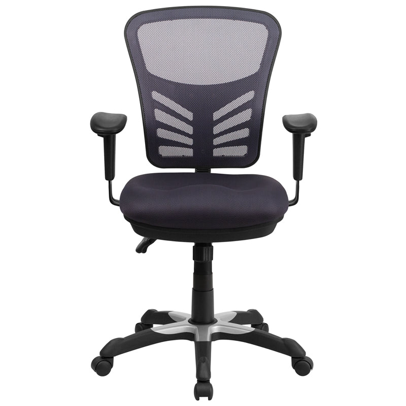 Dark Gray Mid-Back Mesh Chair HL-0001-DK-GY-GG