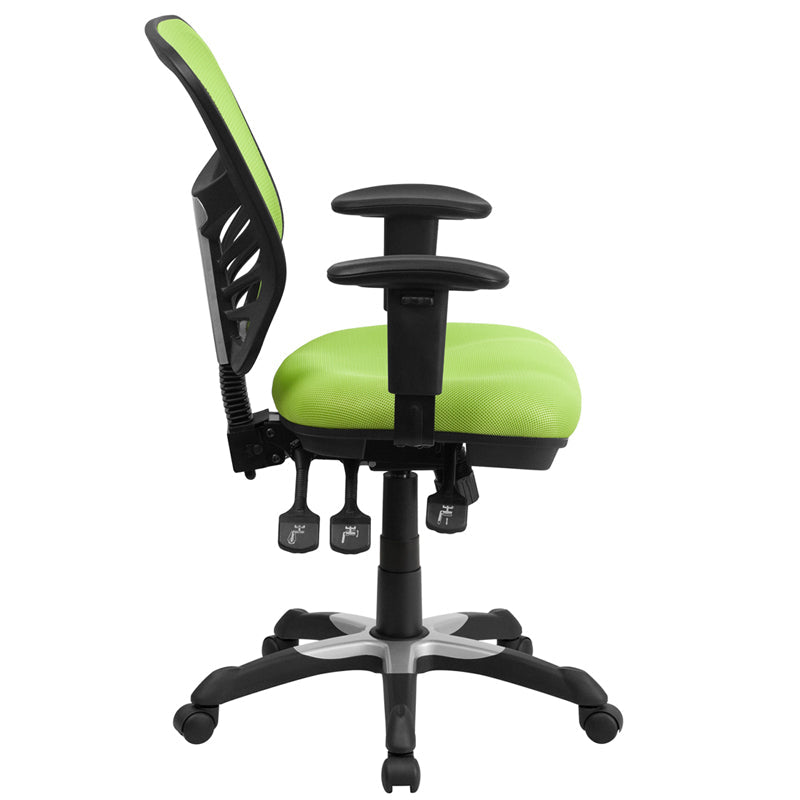 Green Mid-Back Mesh Chair HL-0001-GN-GG