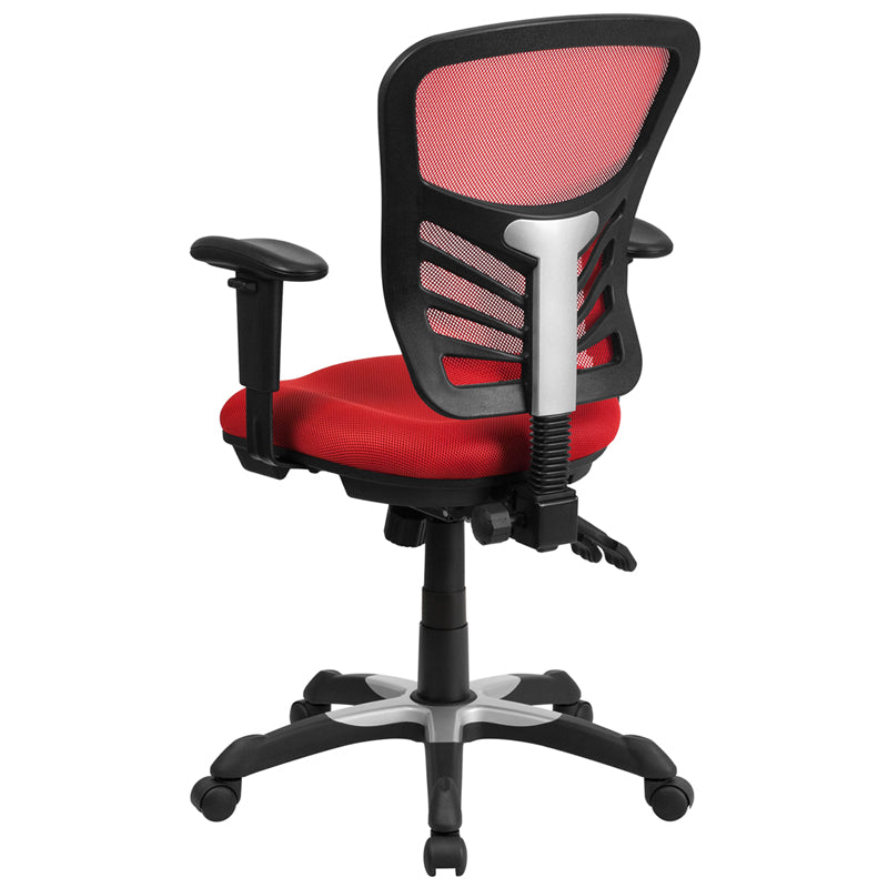 Red Mid-Back Mesh Chair HL-0001-RED-GG