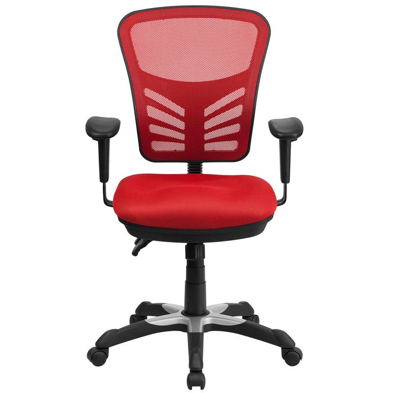 Red Mid-Back Mesh Chair HL-0001-RED-GG