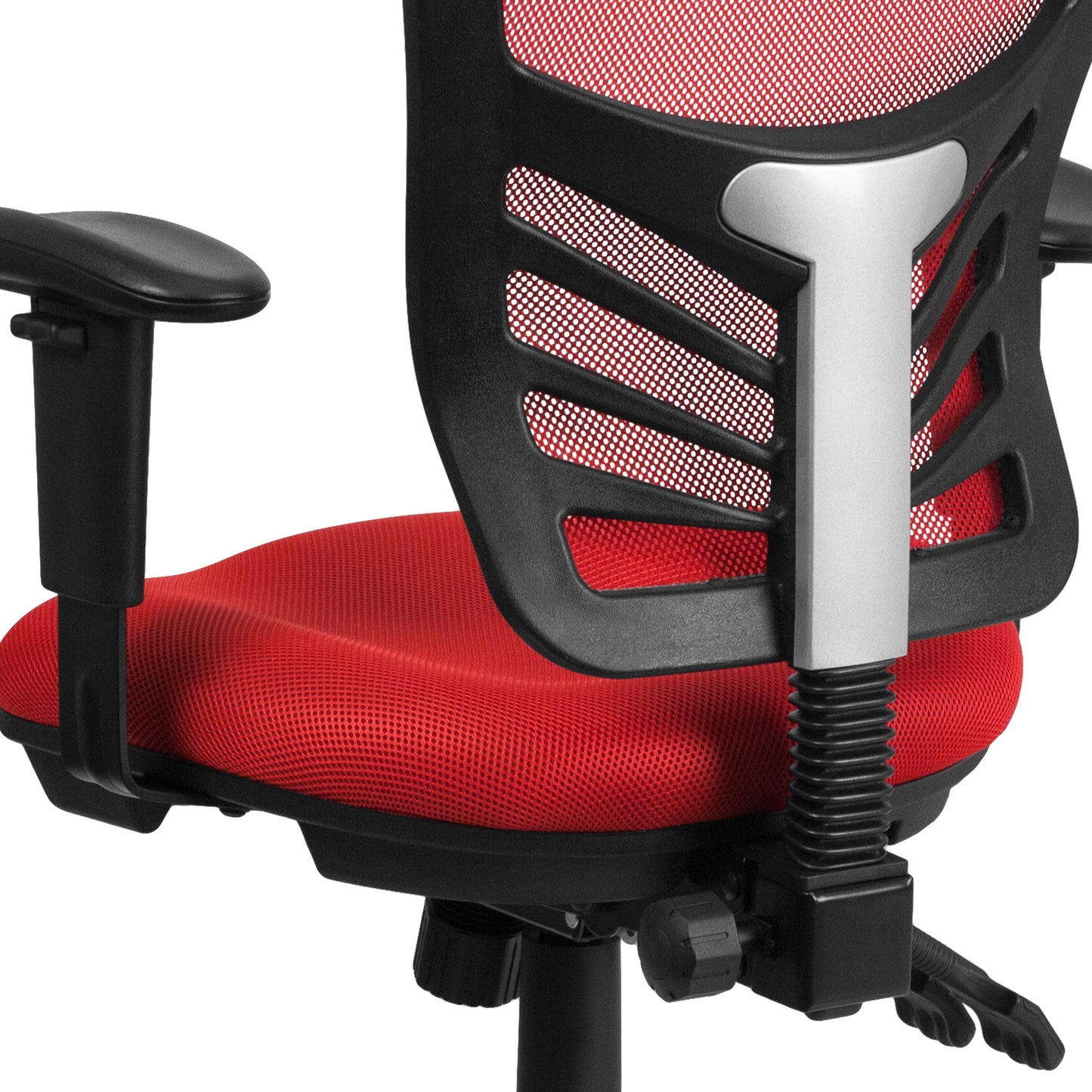 Red Mid-Back Mesh Chair HL-0001-RED-GG