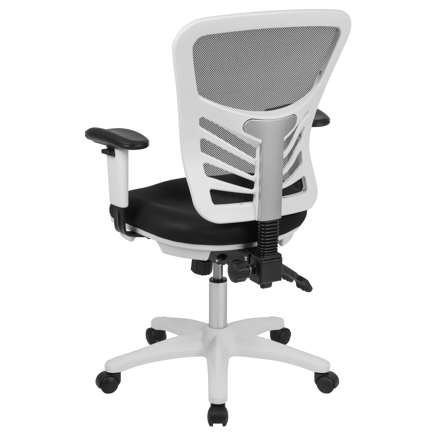 Black/White Mesh Office Chair HL-0001-WH-BK-GG