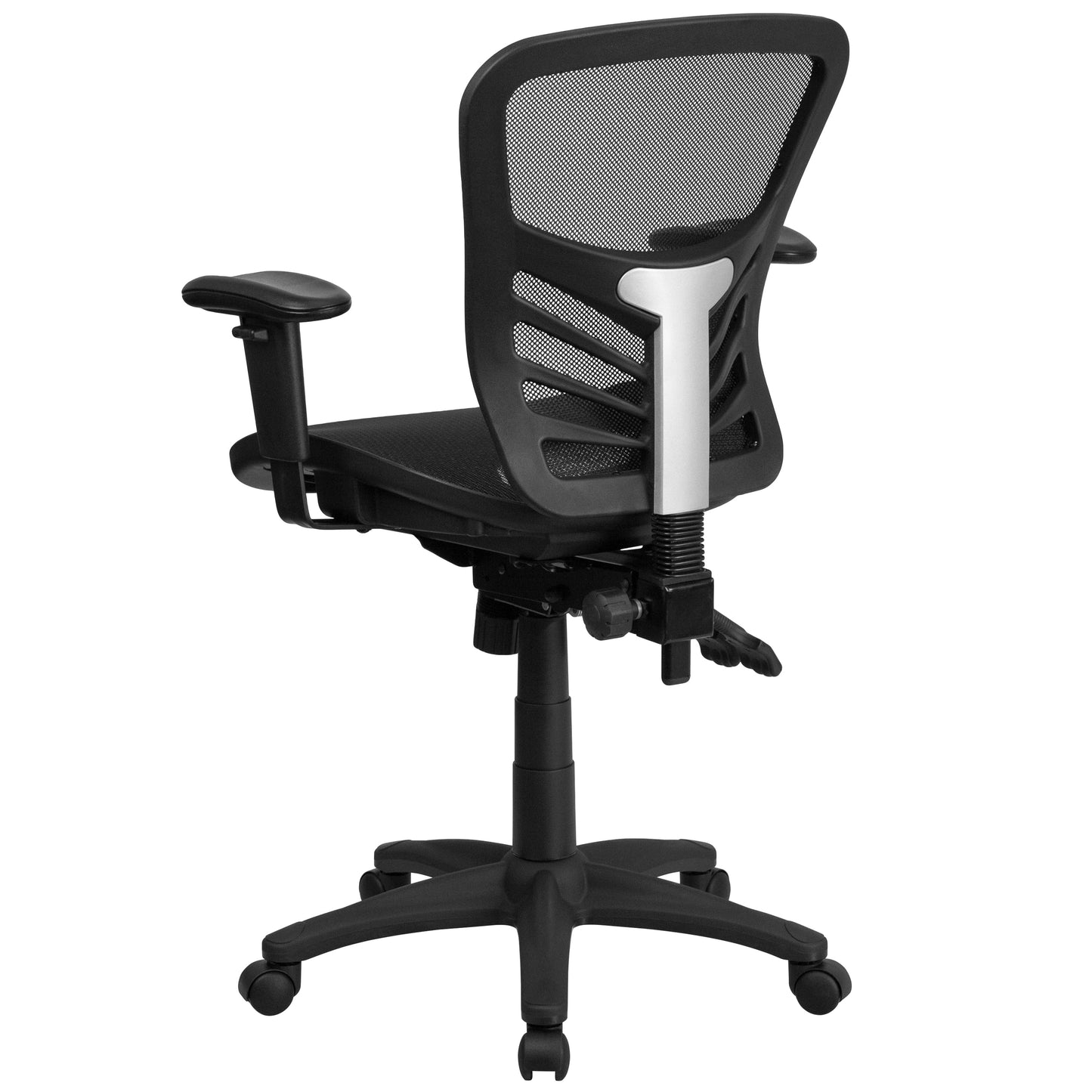 Black Mid-Back Mesh Chair HL-0001T-GG