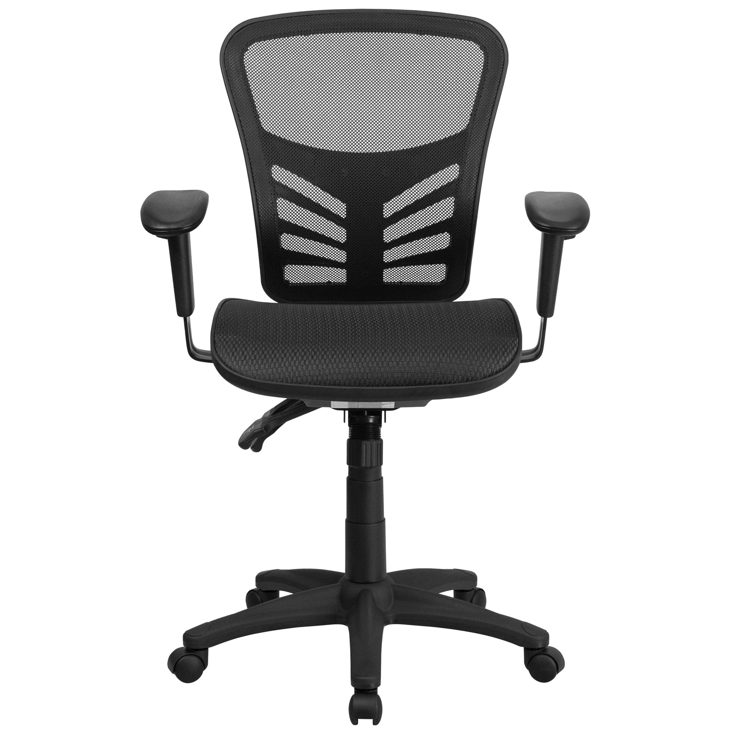 Black Mid-Back Mesh Chair HL-0001T-GG