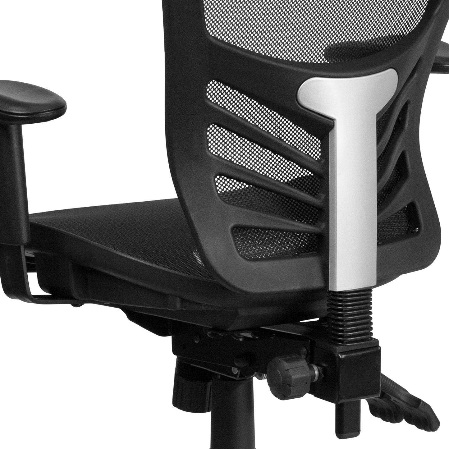 Black Mid-Back Mesh Chair HL-0001T-GG