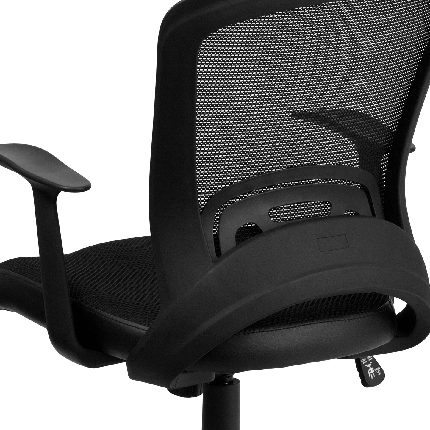 Black Mid-Back Task Chair HL-0007-GG