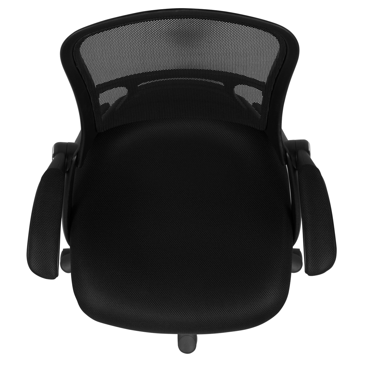 Black Mesh Office Chair HL-0016-1-BK-BK-GG