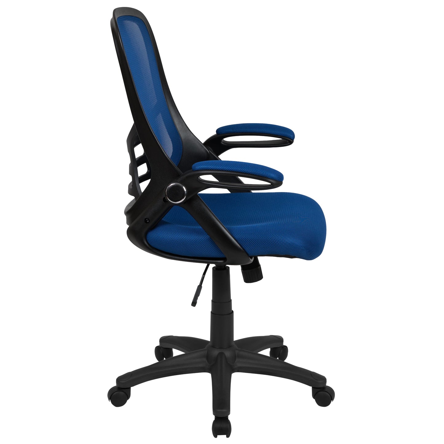 Blue Mesh Office Chair HL-0016-1-BK-BL-GG