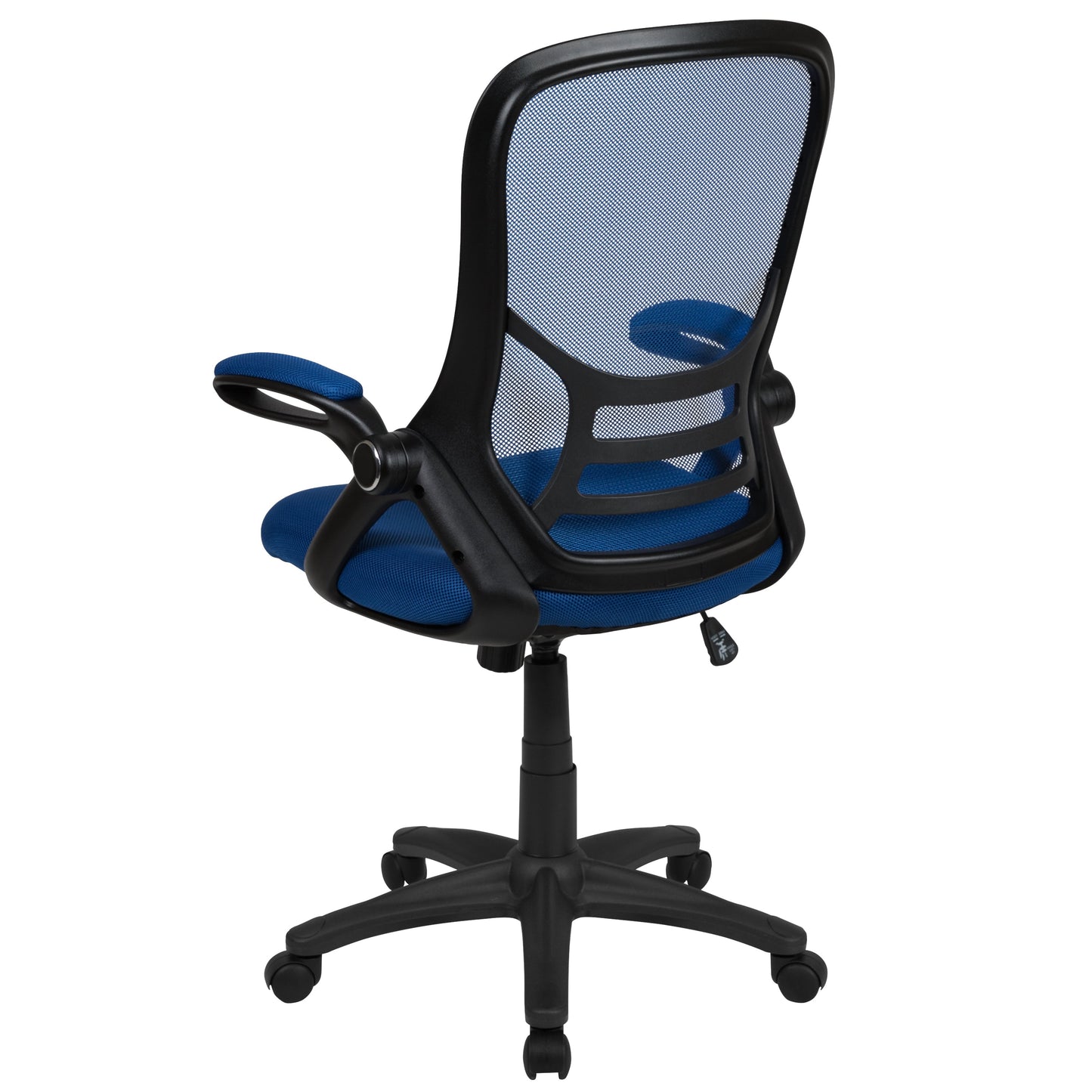 Blue Mesh Office Chair HL-0016-1-BK-BL-GG