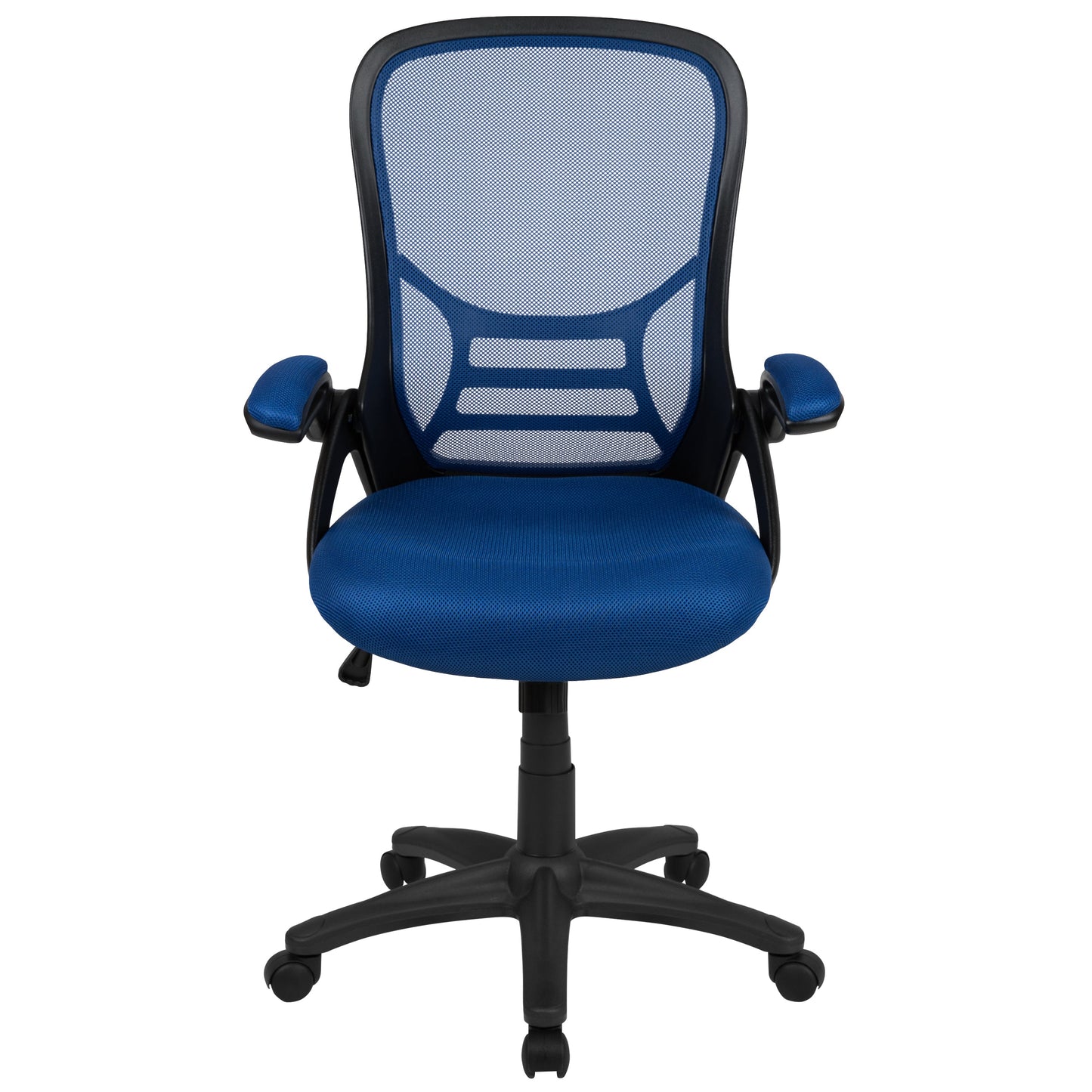 Blue Mesh Office Chair HL-0016-1-BK-BL-GG