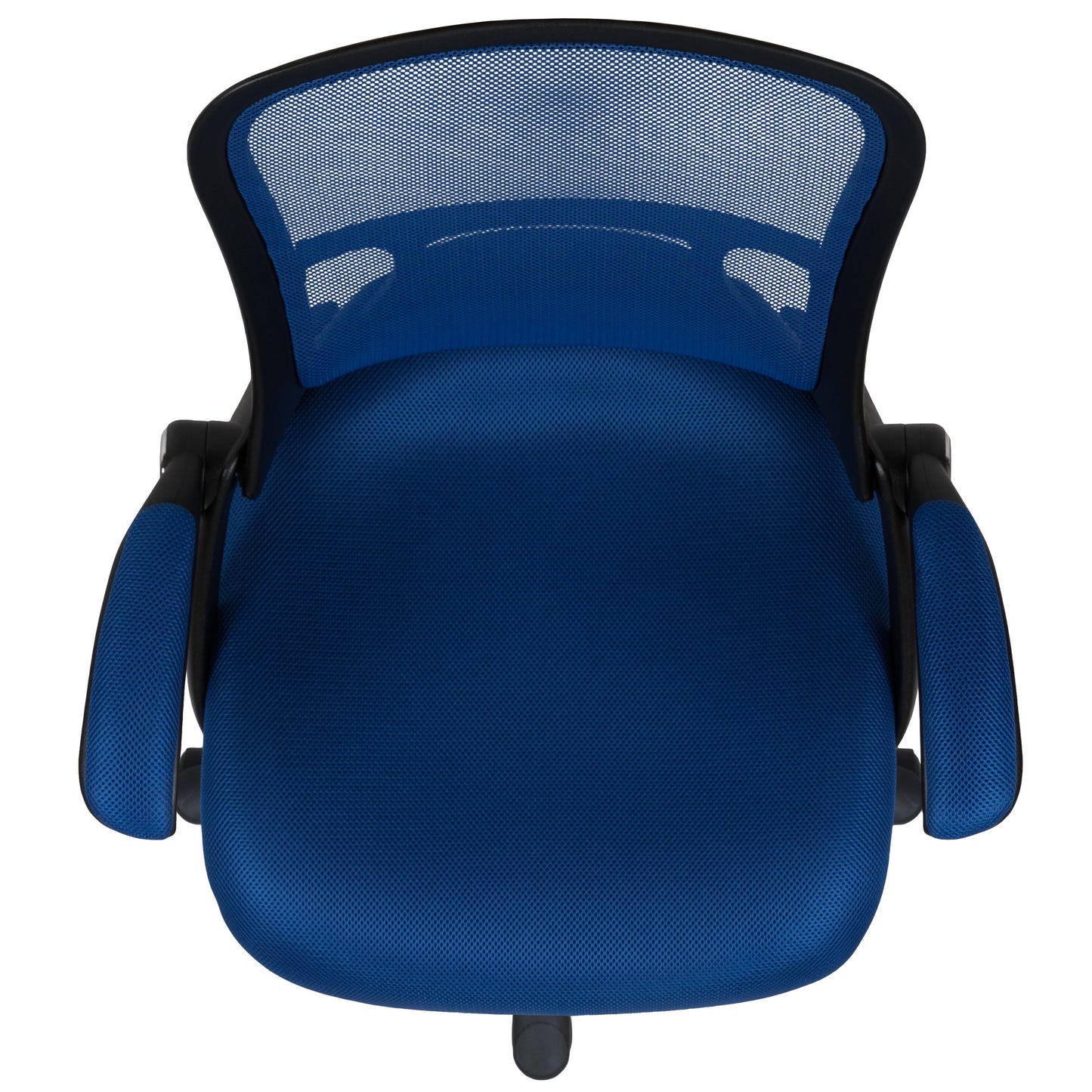 Blue Mesh Office Chair HL-0016-1-BK-BL-GG