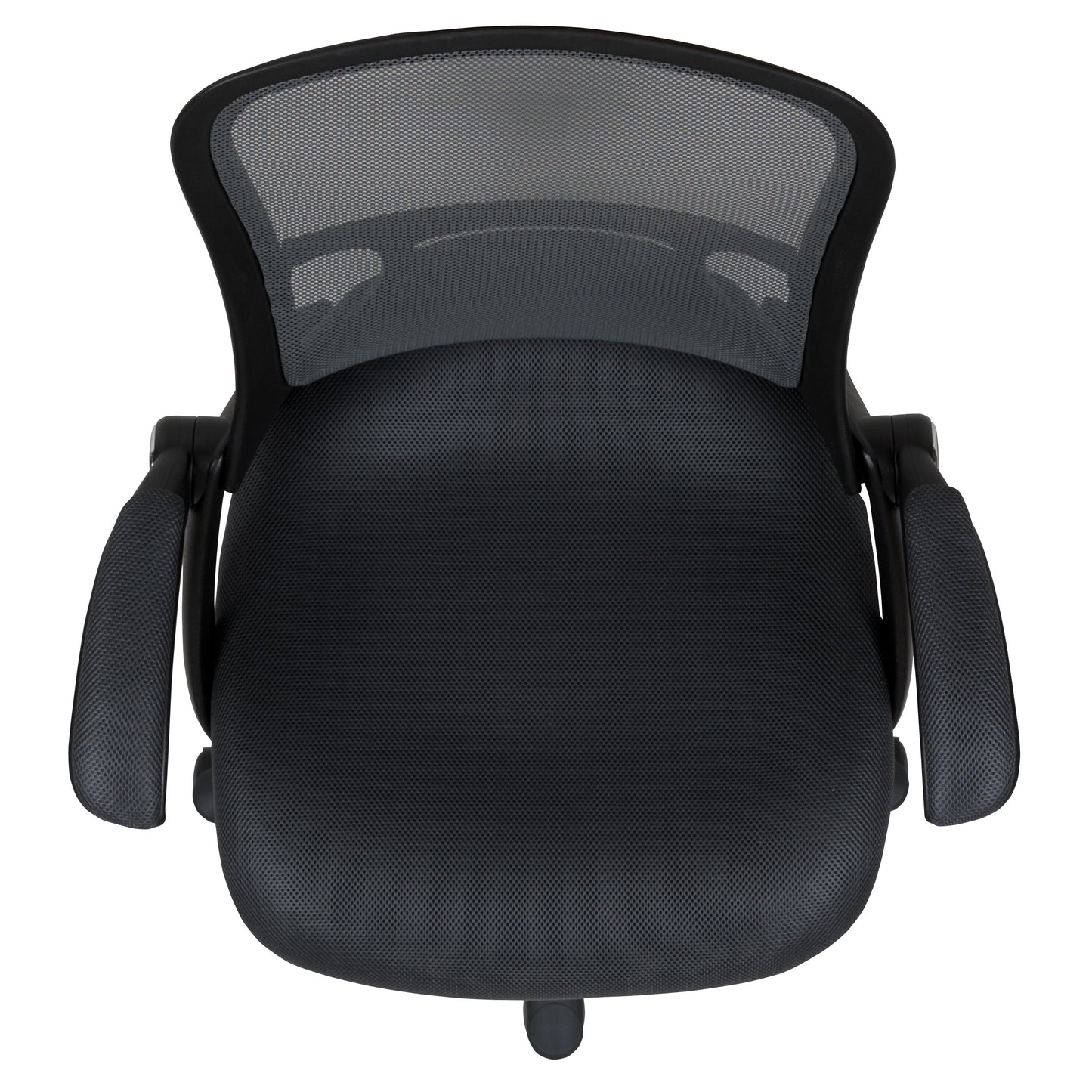 Dark Gray Mesh Office Chair HL-0016-1-BK-DKGY-GG