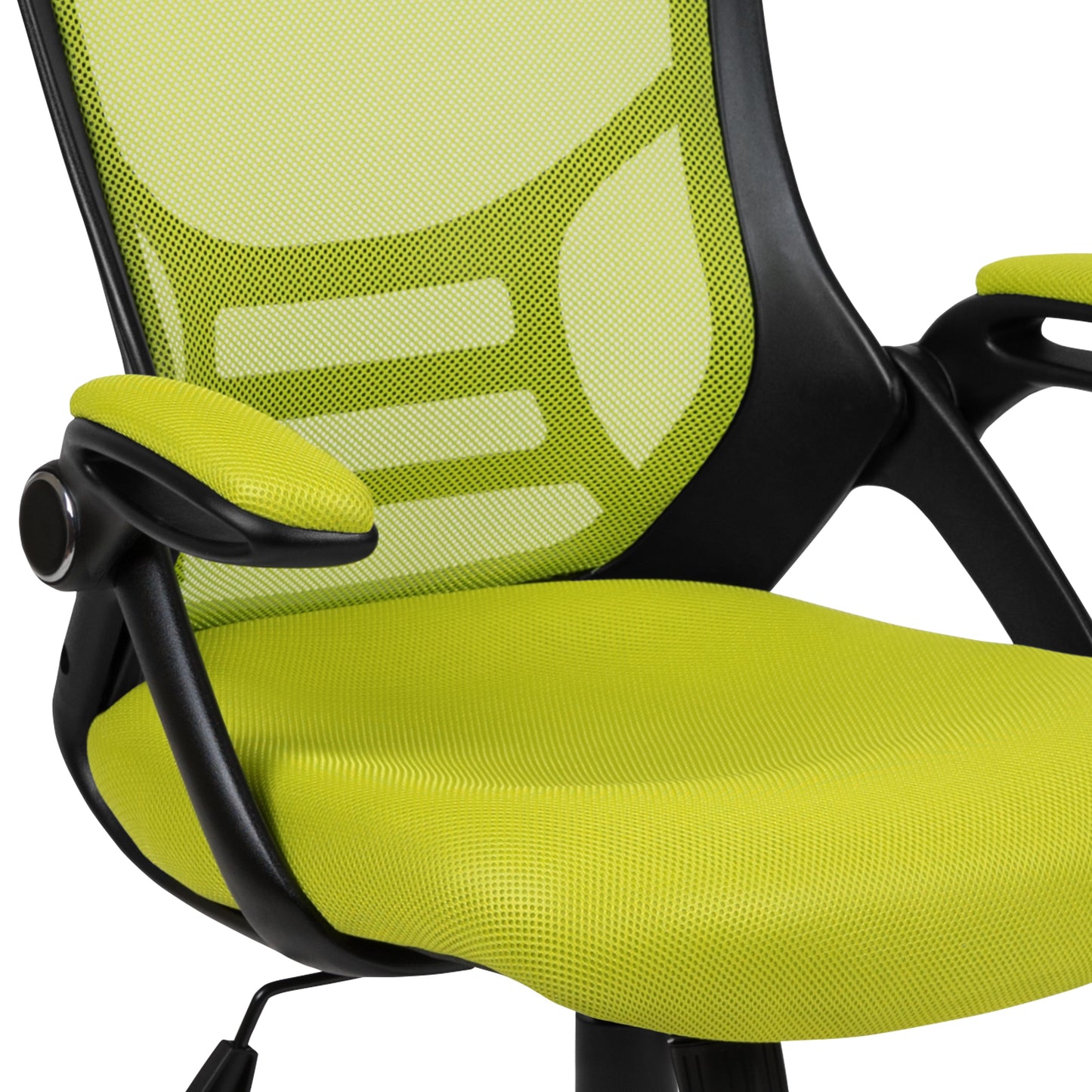 Green Mesh Office Chair HL-0016-1-BK-GN-GG