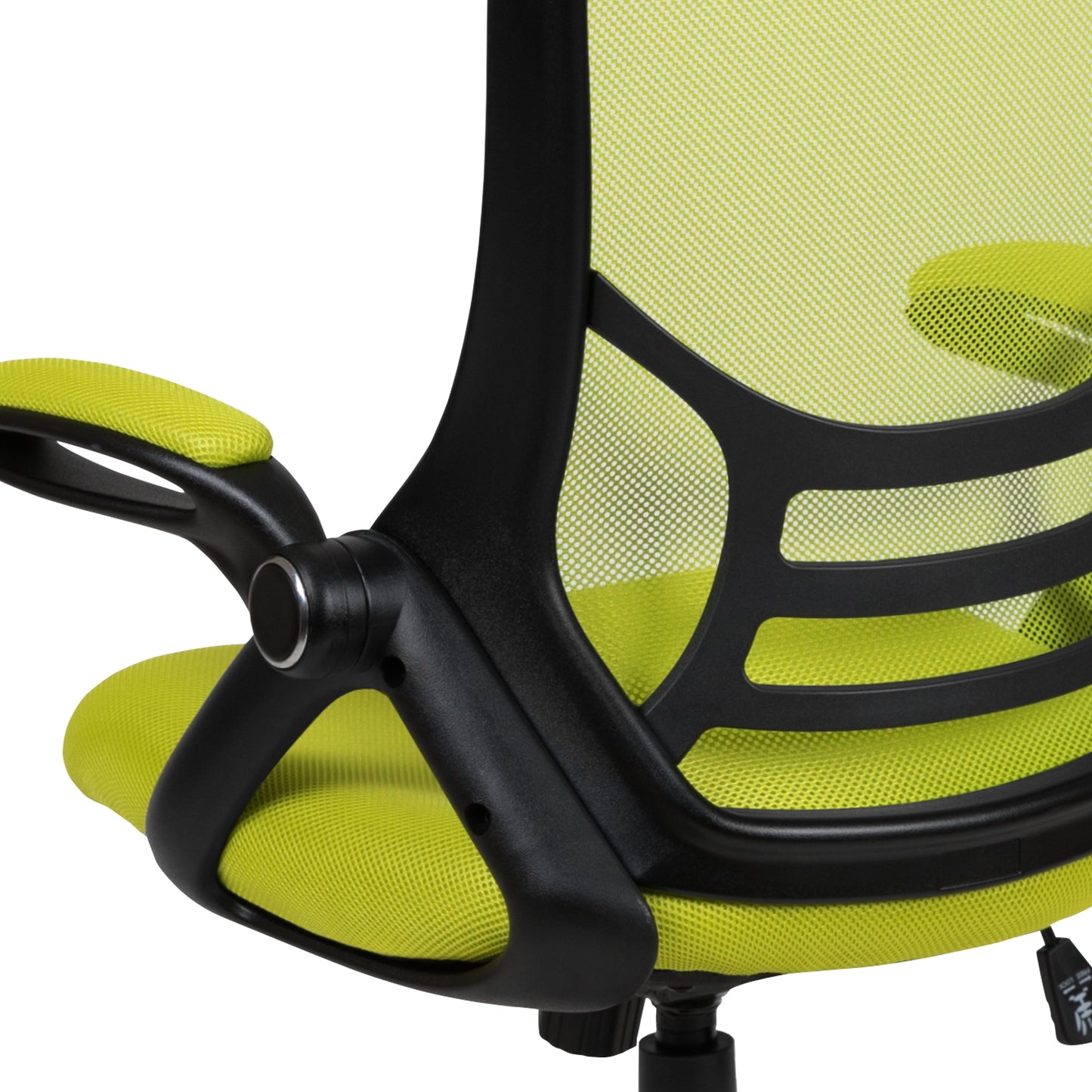 Green Mesh Office Chair HL-0016-1-BK-GN-GG