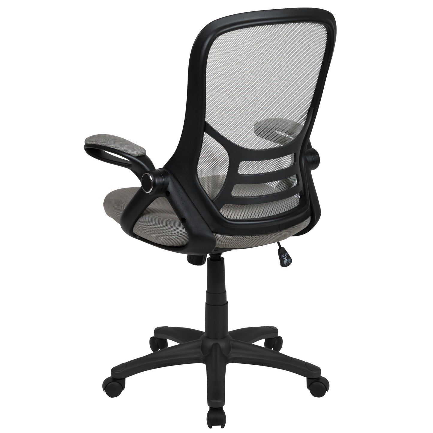 Light Gray Mesh Office Chair HL-0016-1-BK-GY-GG