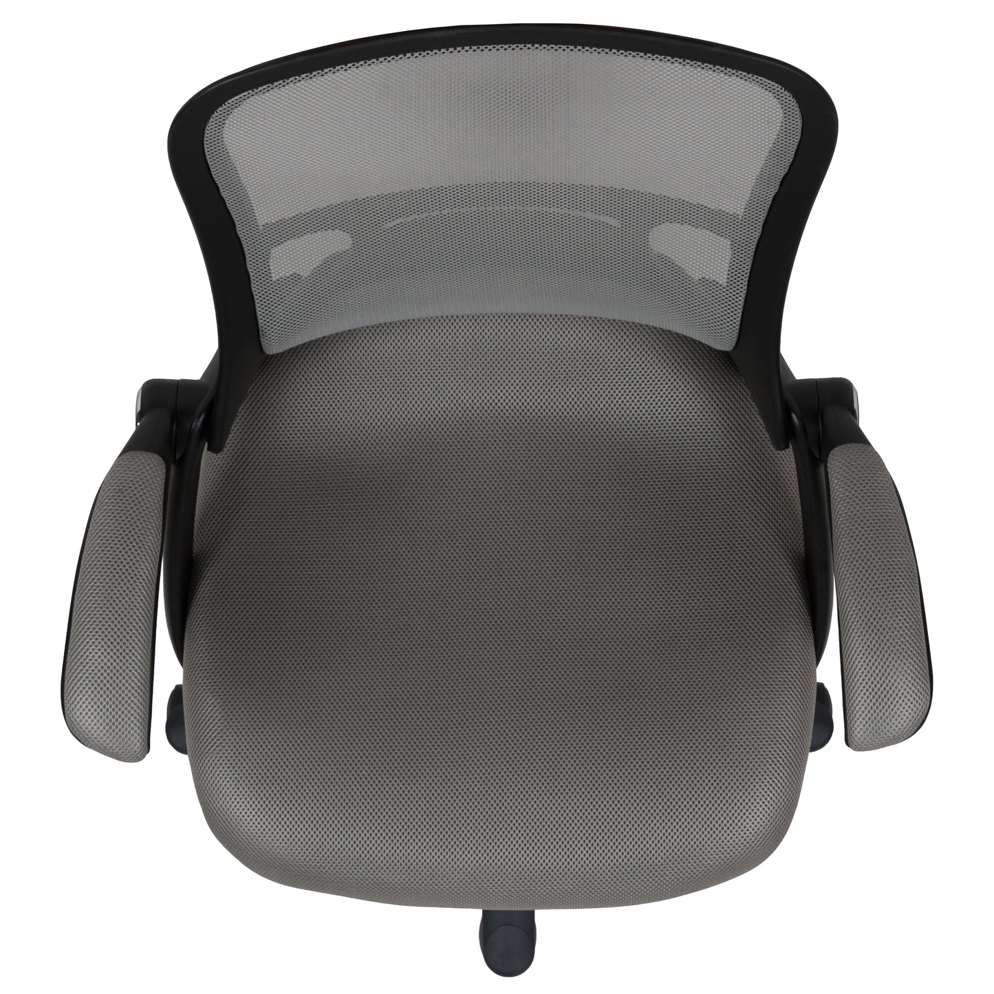 Light Gray Mesh Office Chair HL-0016-1-BK-GY-GG