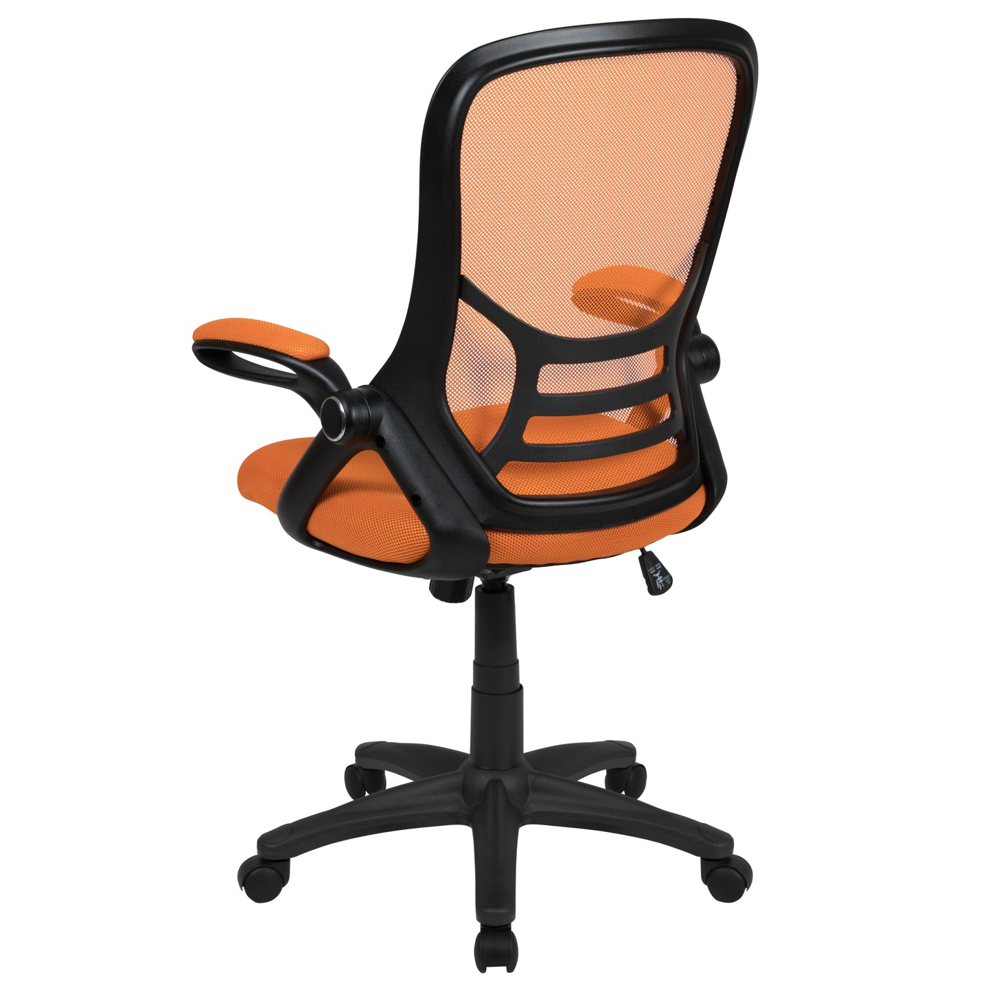 Orange Mesh Office Chair HL-0016-1-BK-OR-GG