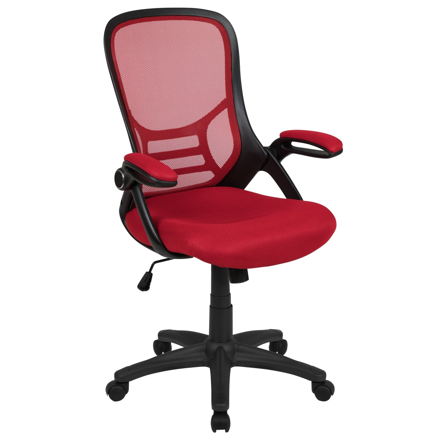 Red Mesh Office Chair HL-0016-1-BK-RED-GG