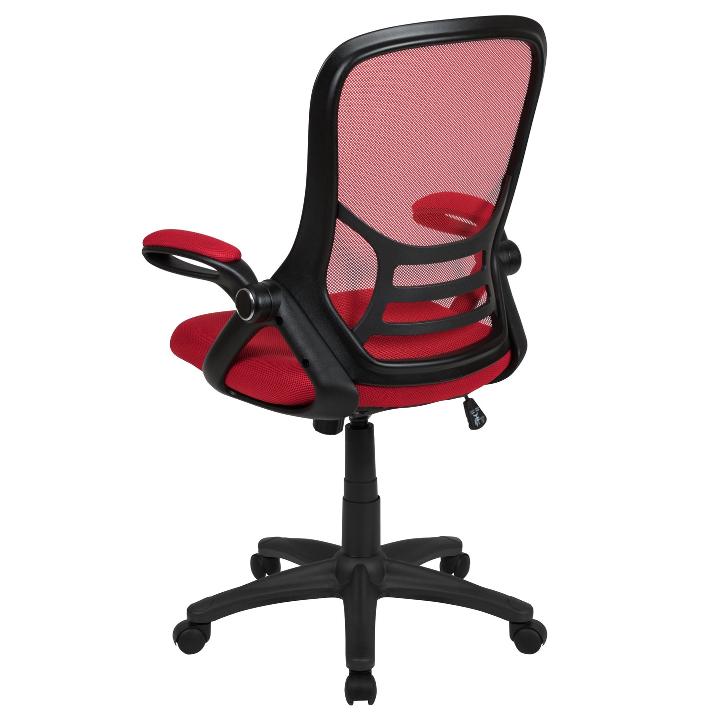 Red Mesh Office Chair HL-0016-1-BK-RED-GG