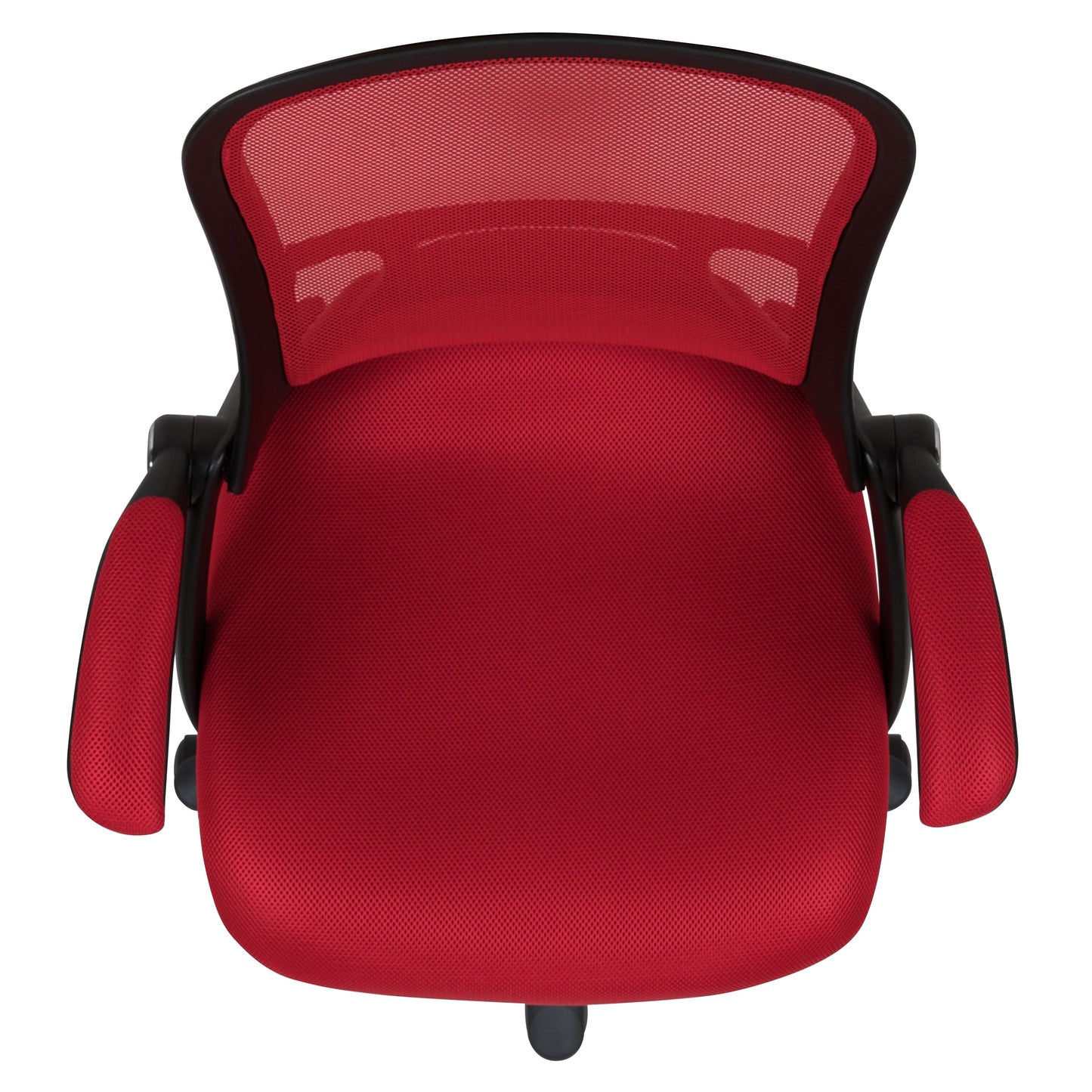 Red Mesh Office Chair HL-0016-1-BK-RED-GG