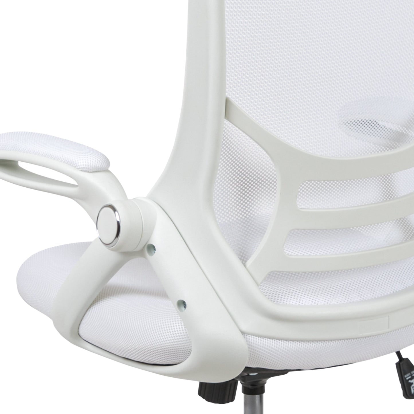 White Mesh/Frame Office Chair HL-0016-1-WH-WH-GG