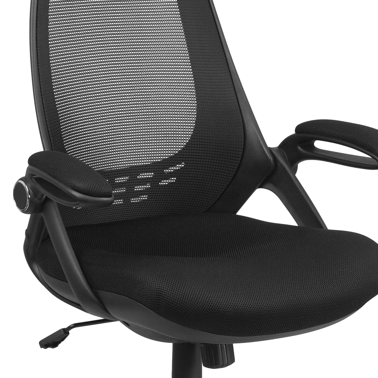 Black High Back Mesh Chair HL-0018-GG