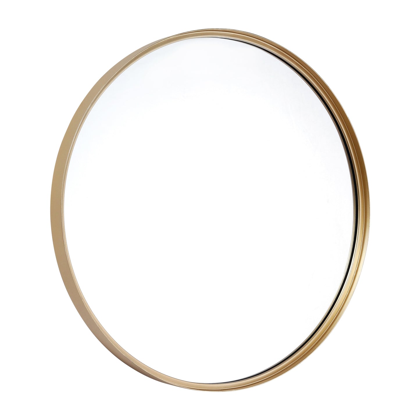 Gold 27.5" Round Wall Mirror HMHD-9M3000GD-GLD-GG