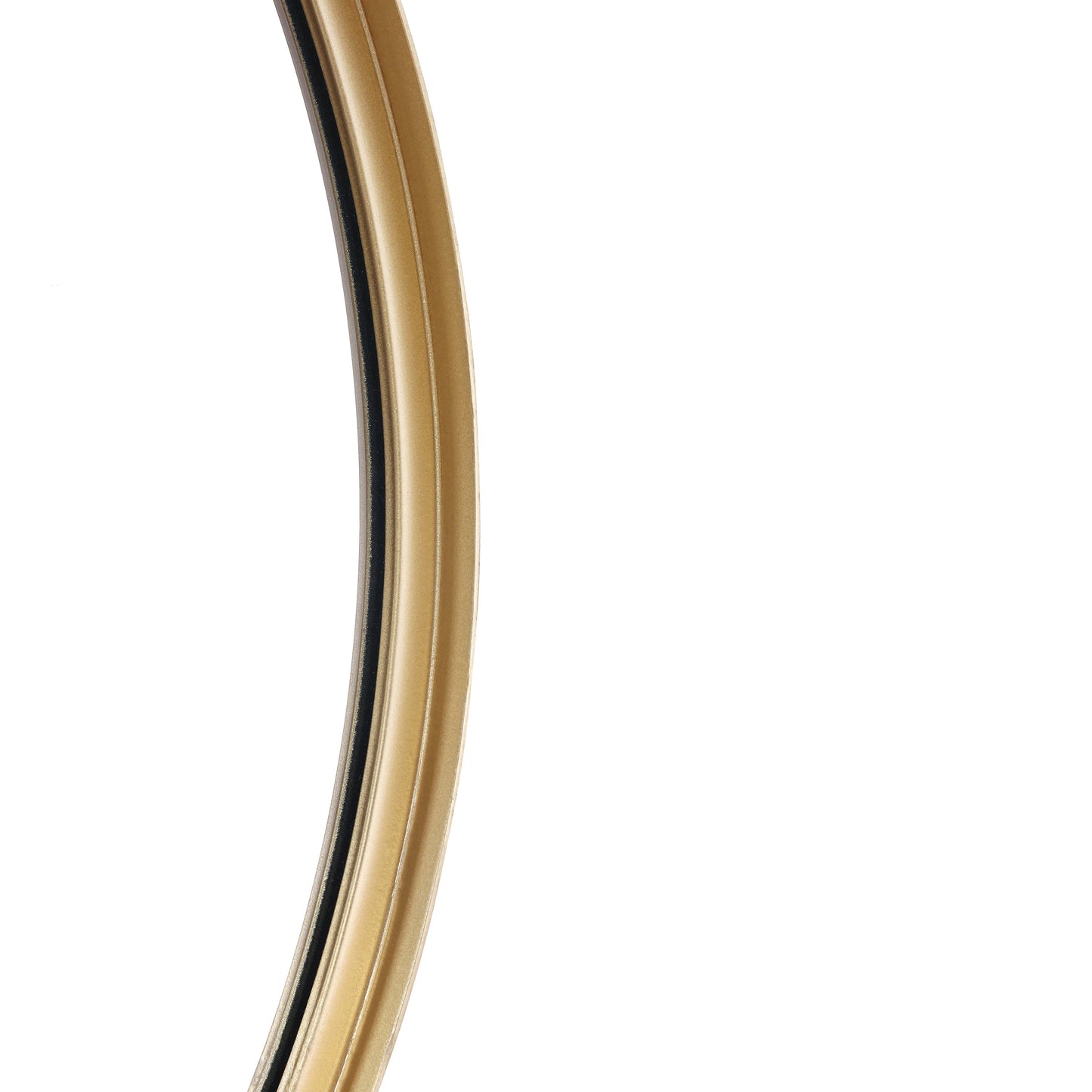 Gold 27.5" Round Wall Mirror HMHD-9M3000GD-GLD-GG