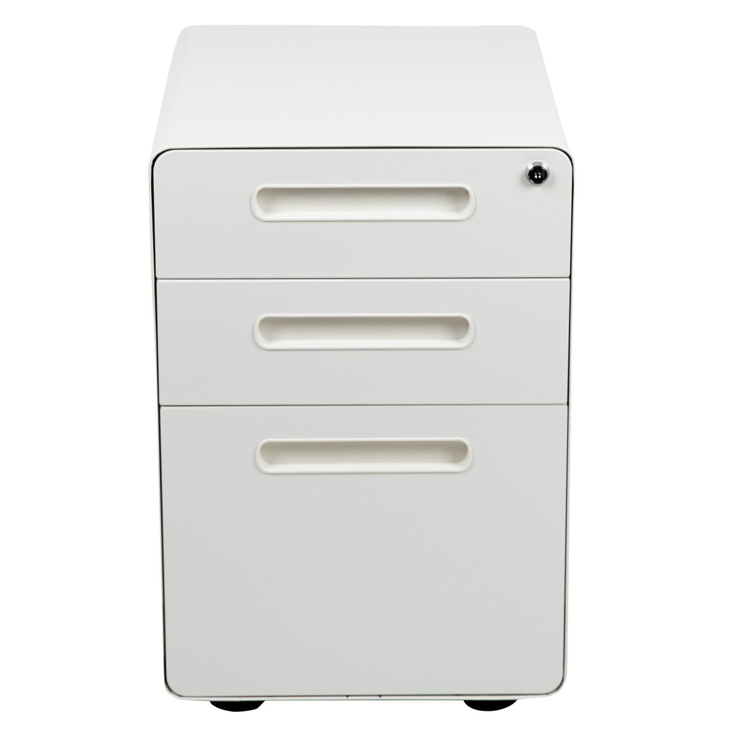 3-Drawer Filing Cabinet-White HZ-AP535-01-W-GG