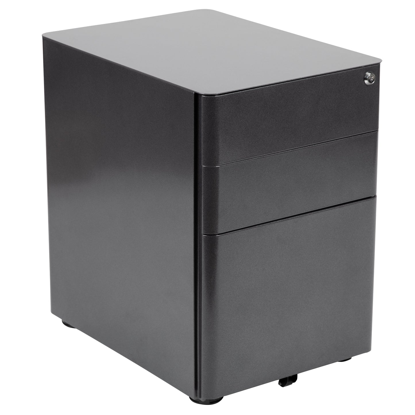 3-Drawer Filing Cabinet-Black HZ-CHPL-01-BK-GG