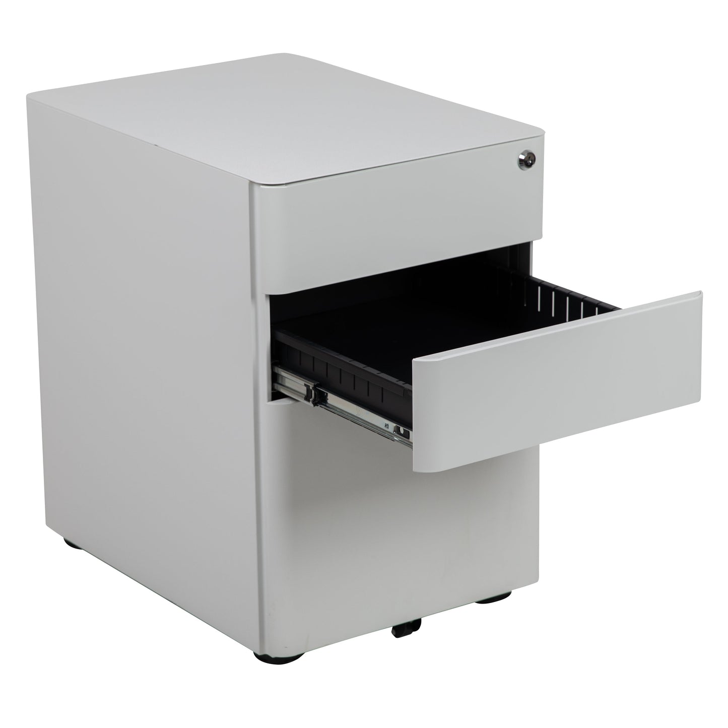 3-Drawer Filing Cabinet-White HZ-CHPL-01-W-GG