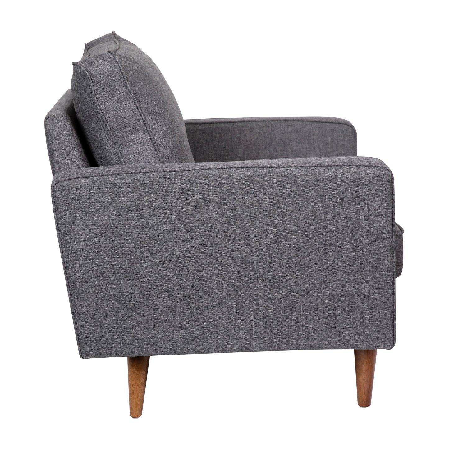 Dark Gray Upholstered Chair IS-PC100-DKGY-GG