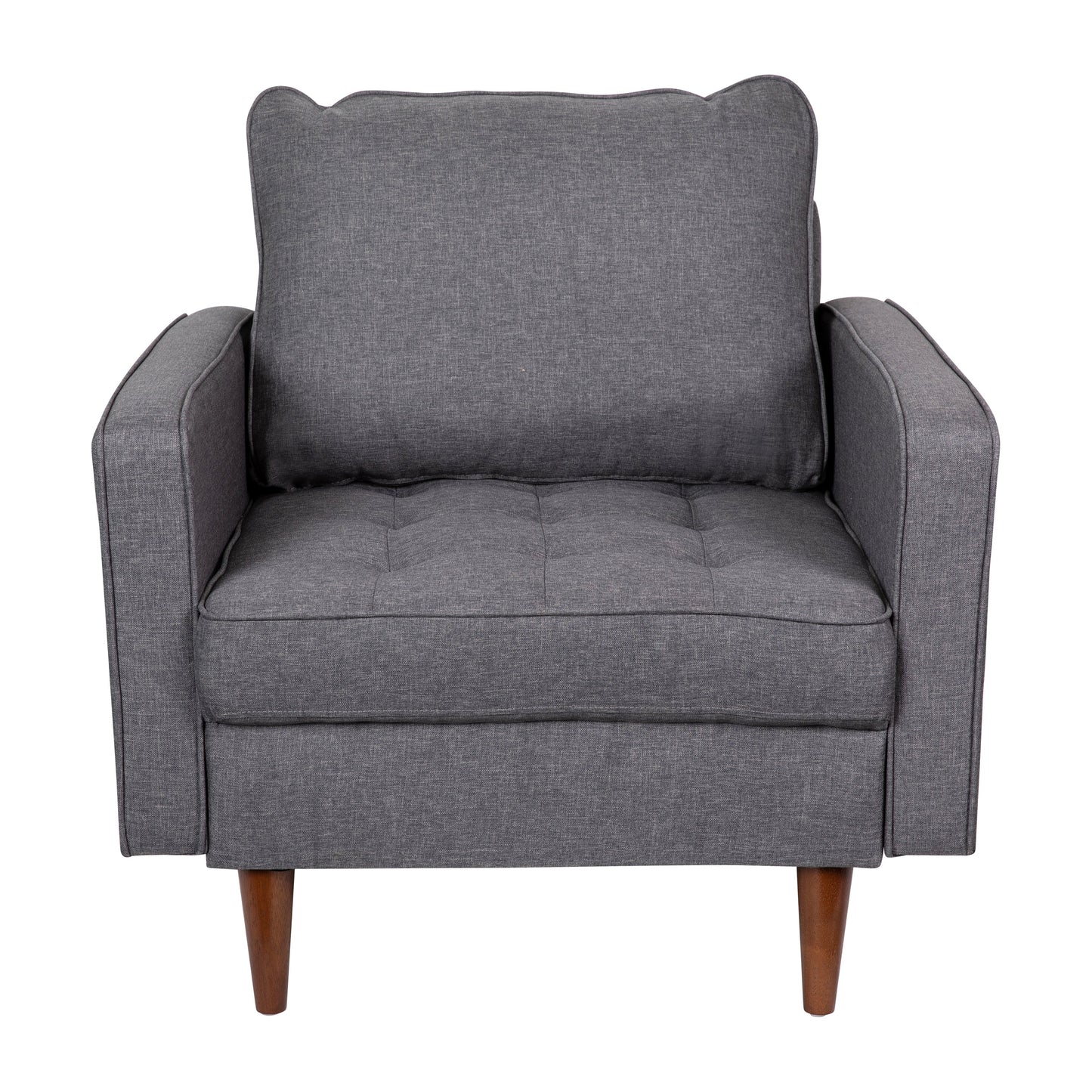 Dark Gray Upholstered Chair IS-PC100-DKGY-GG