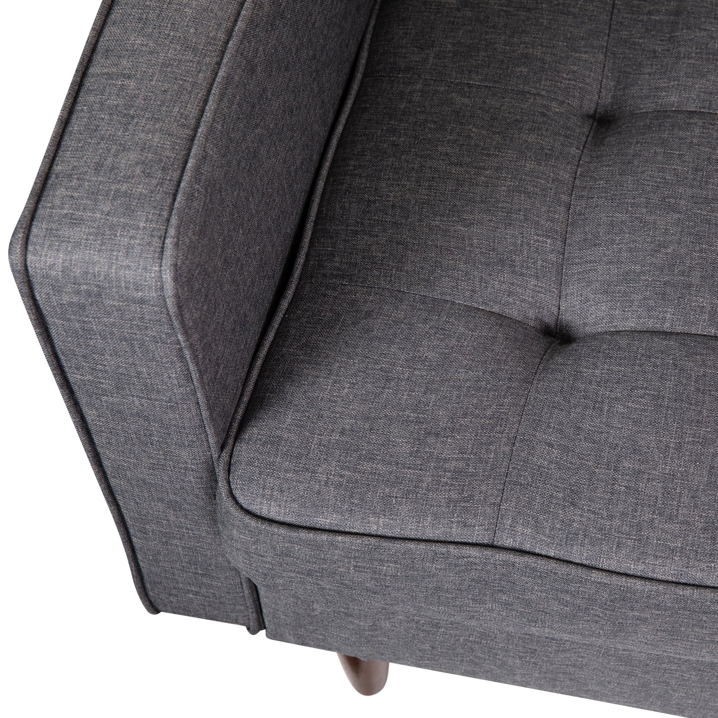 Dark Gray Upholstered Chair IS-PC100-DKGY-GG