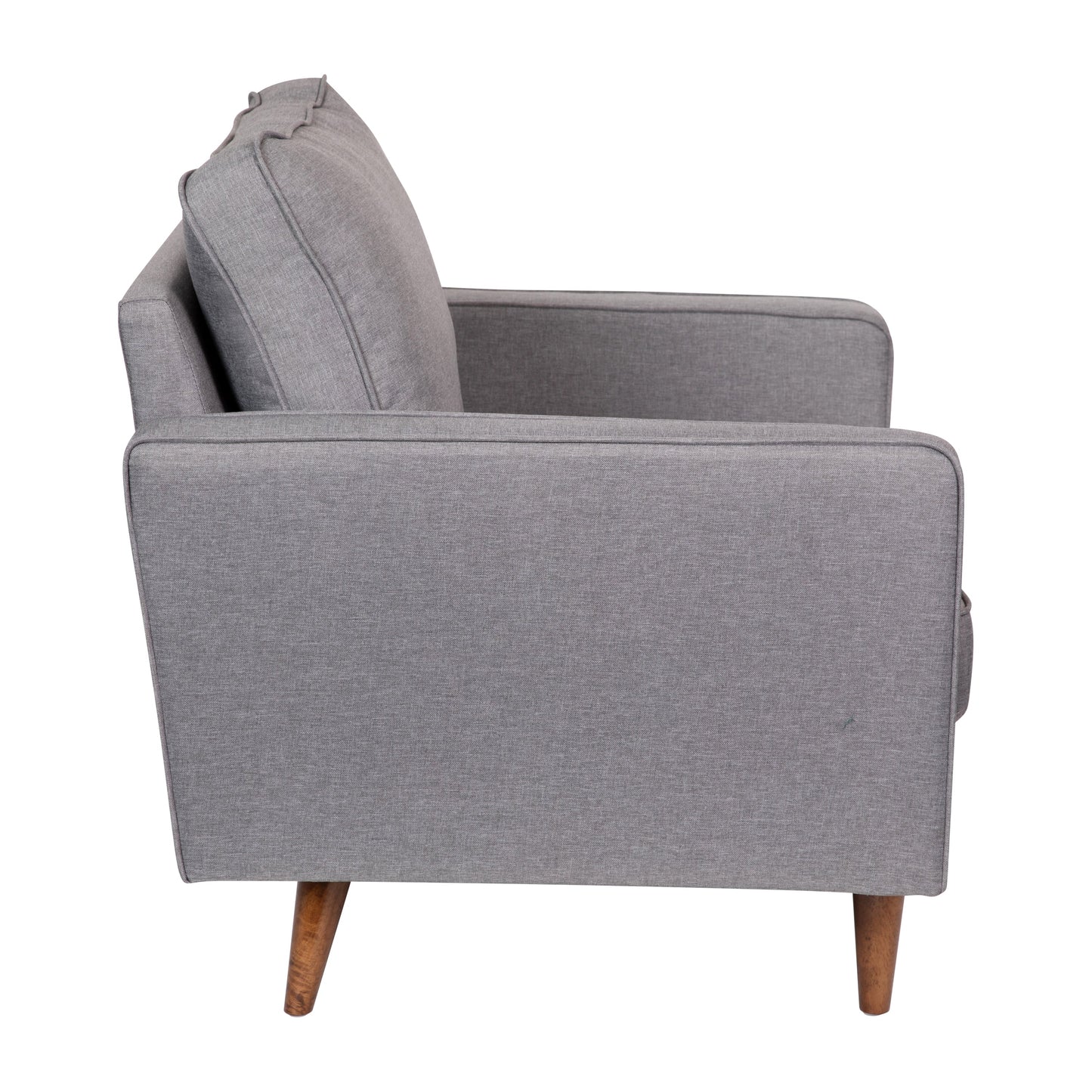 Slate Gray Upholstered Chair IS-PC100-GY-GG